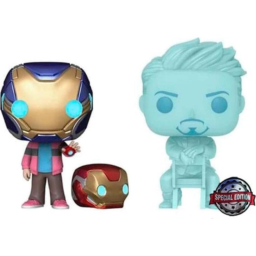 Figuras de Vinilo Pop! Funko Avengers Endgame Morgan y Tony Stark