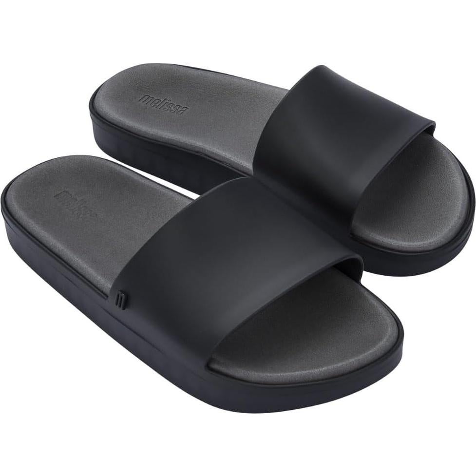 Melissa Next Gen Beach Jelly Slides for Women - Super Soft and Flexible, Stylish Slip-on Vegan Jelly Sandals, Flip Flops with Open Toe Design