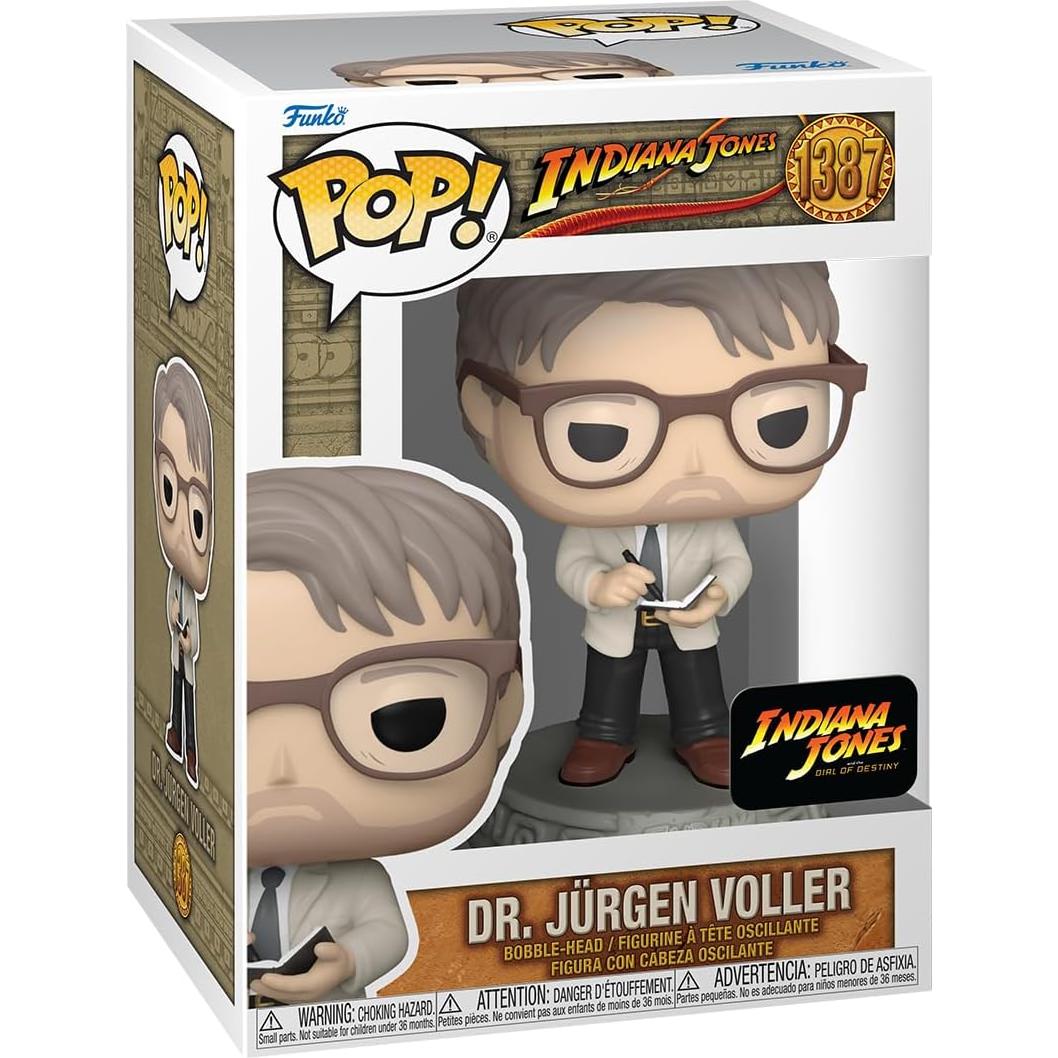 Funko Pop Indiana Jones - Dr. Jürgen Voller - Figura Vinilo 12.35cm