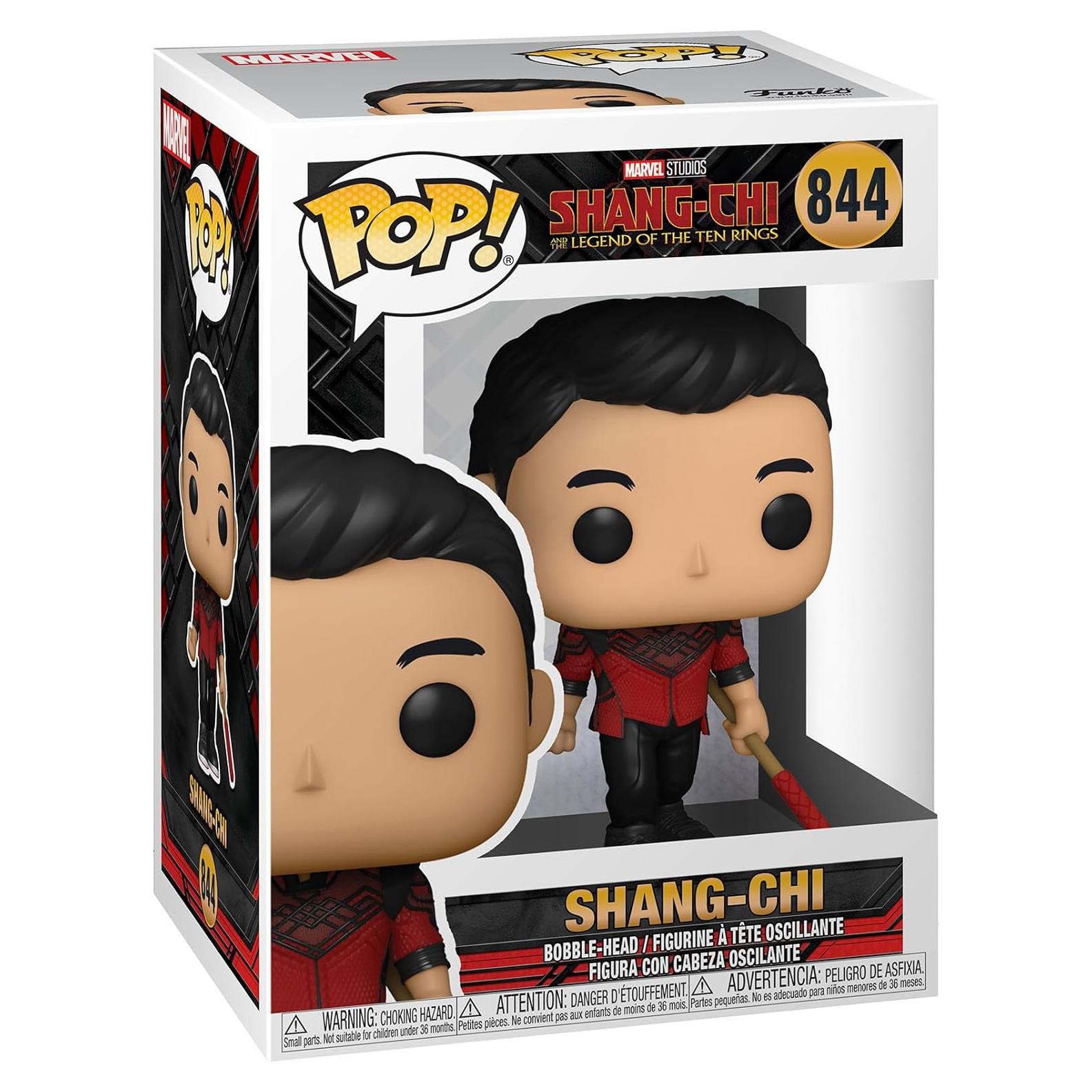 Figura Funko Pop Shang Chi con Bo Staff 9.5 cm - Vinilo Coleccionable