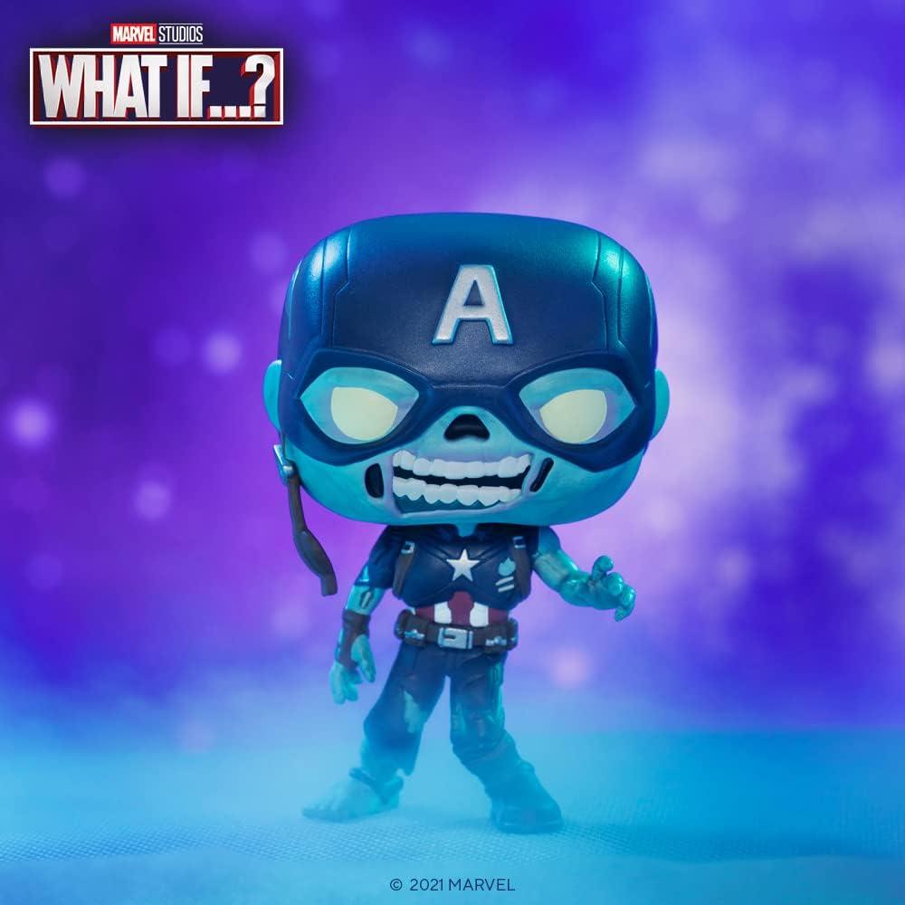 Figura de Vinilo Funko Pop Capitán América Zombie 9.5cm
