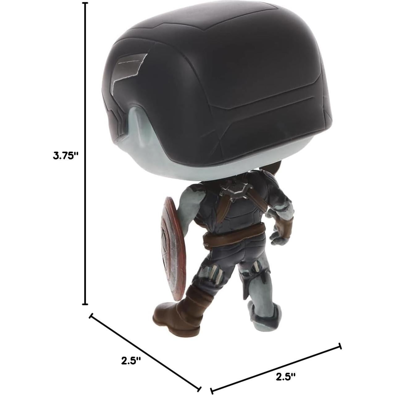 Figura de Vinilo Funko Pop Capitán América Zombie 9.5cm