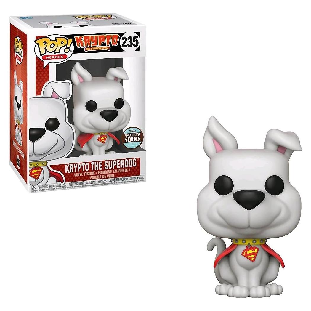 Figura de Vinilo Funko Krypto El Superperro + Protector