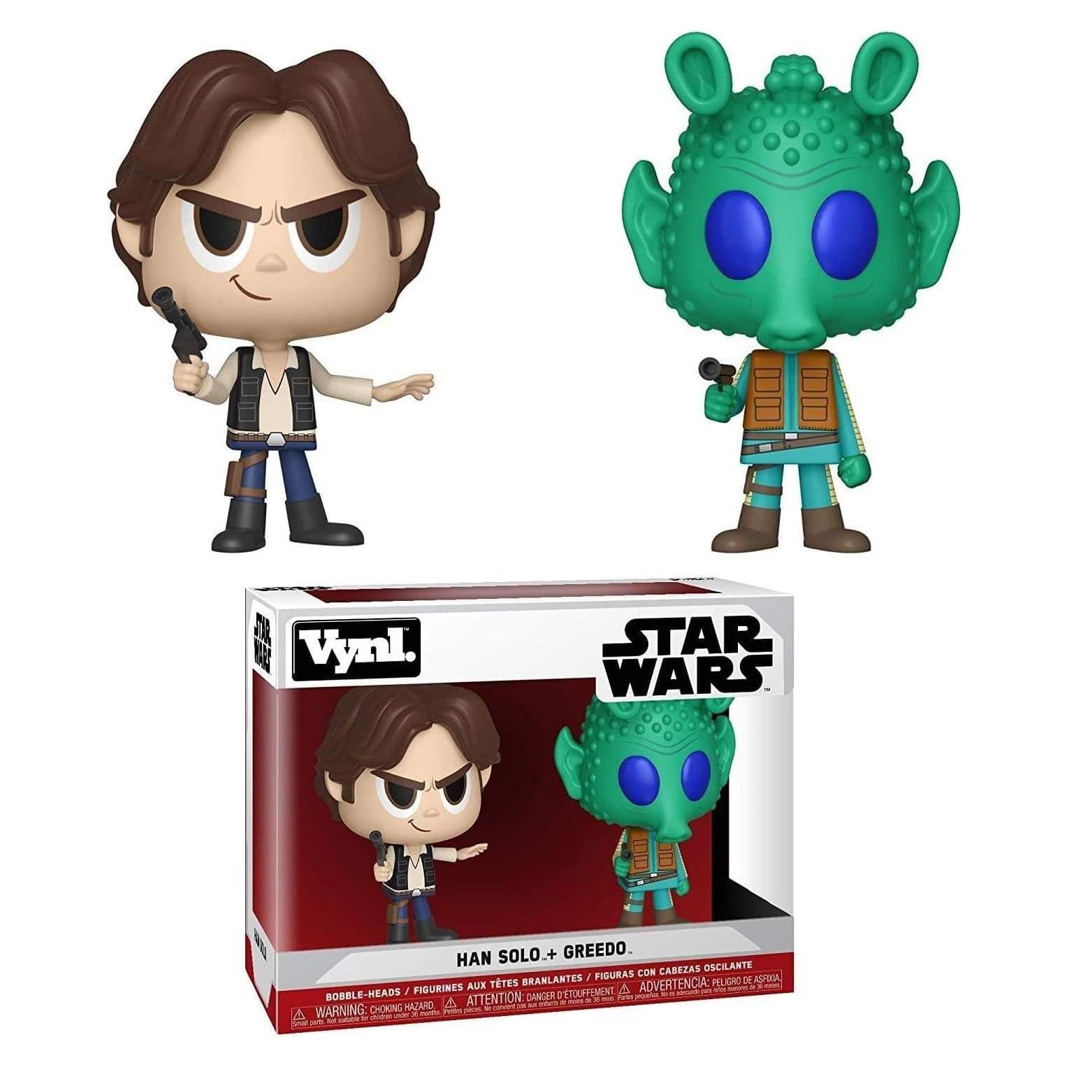 Funko Vynl Star Wars Han Solo y Greedo 2 Figuras 9.5 cm