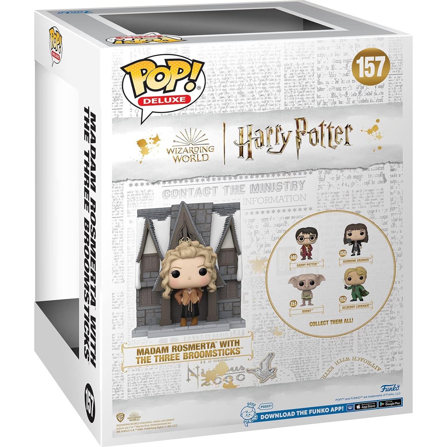 Funko Pop! Deluxe Harry Potter Madam Rosmerta con Las Tres Escobas