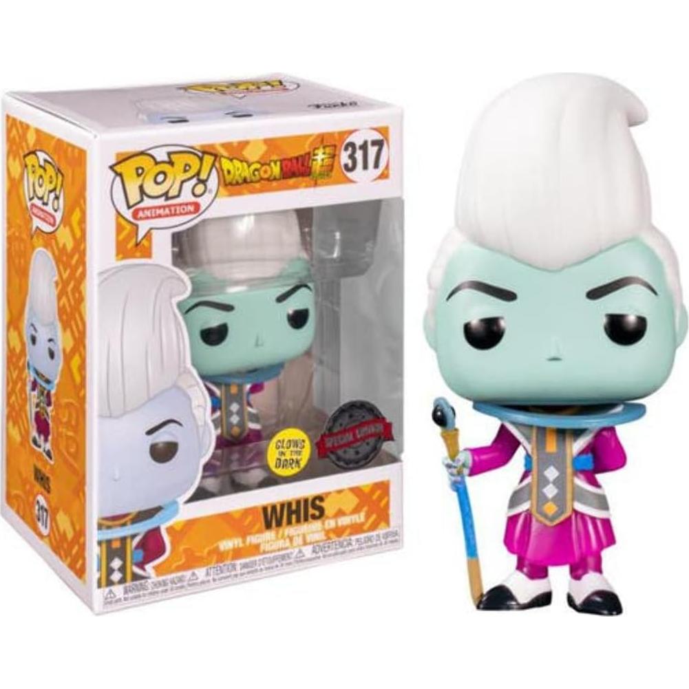 Funko Pop! Dragon Ball Super Whis Brilla en la Oscuridad