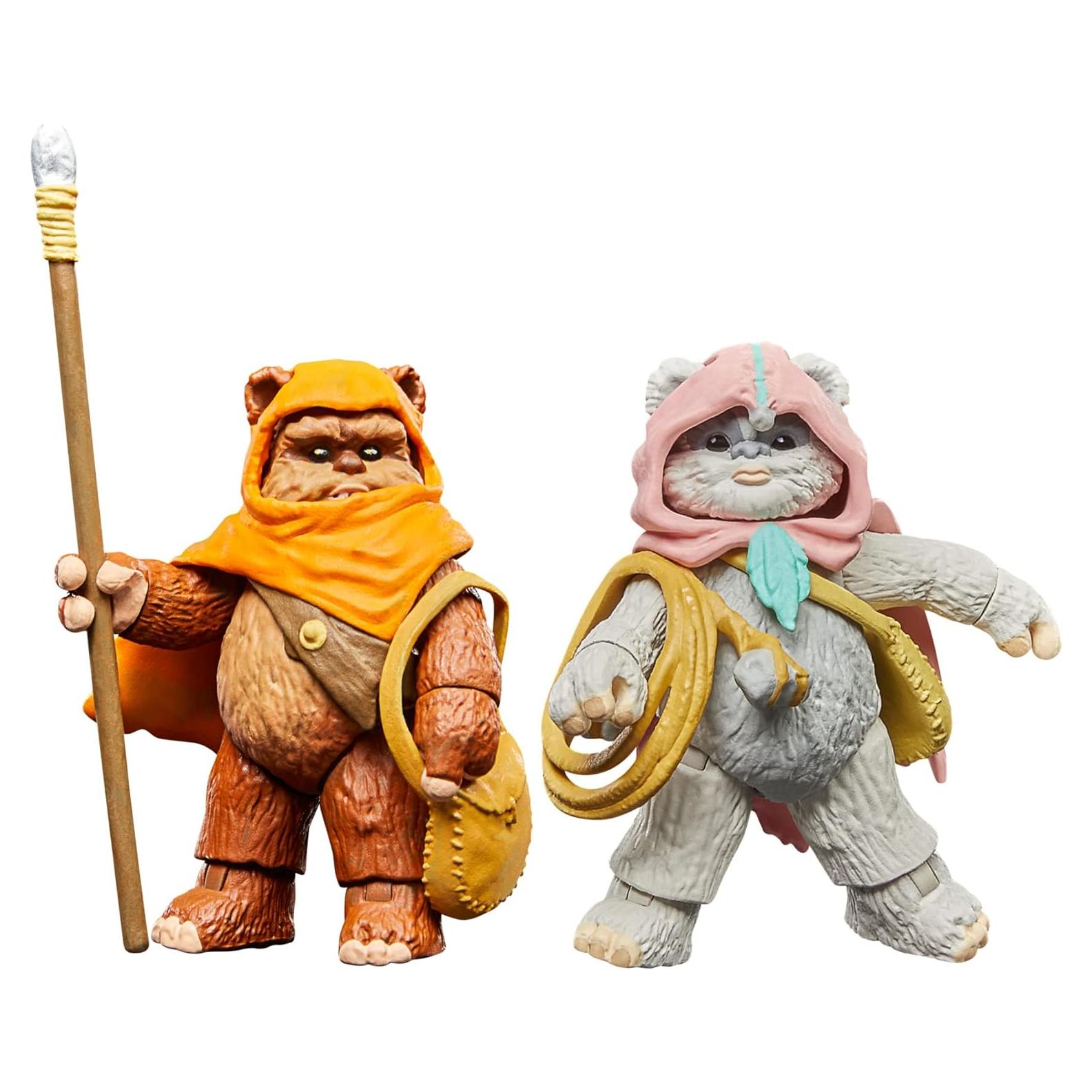 Figuras de Acción Star Wars Vintage Wicket & Kneesaa 9.5 cm