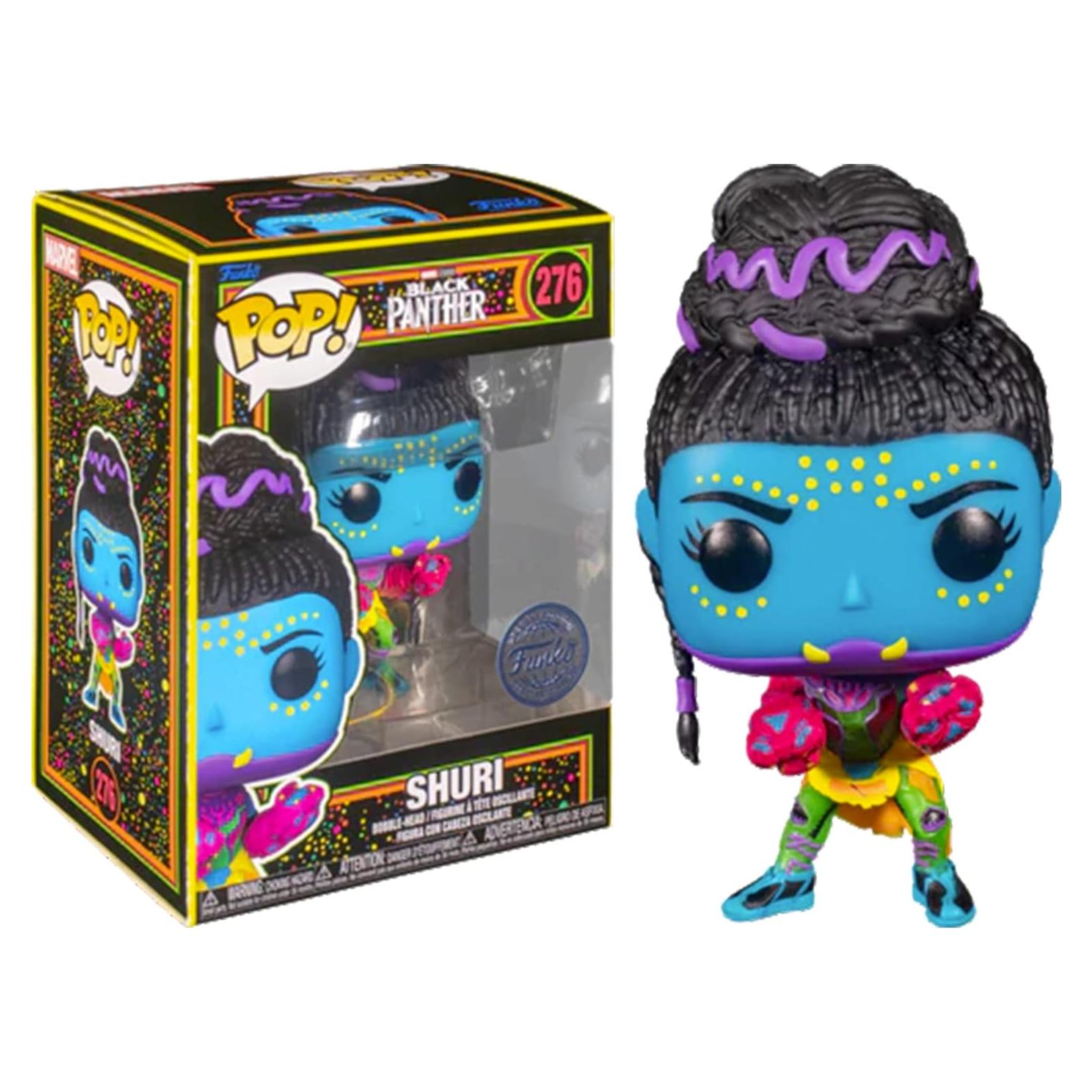Funko Pop! Marvel Shuri Edición Especial Luz Negra #276