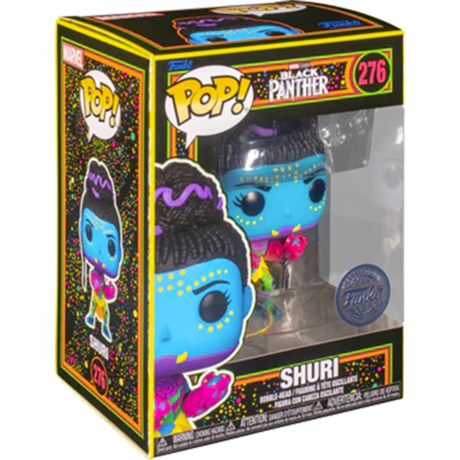 Funko Pop! Marvel Shuri Edición Especial Luz Negra #276
