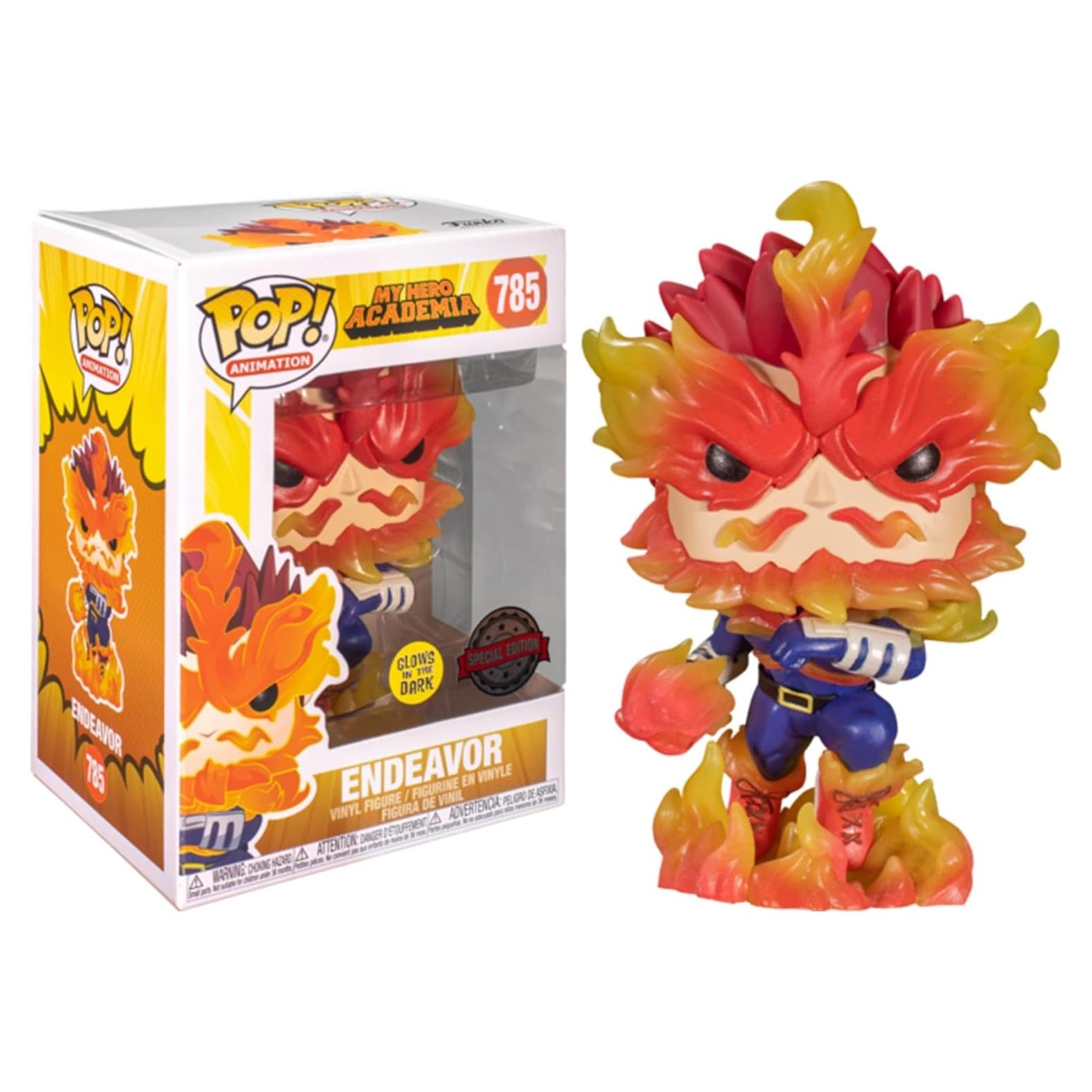 Figura Funko Pop My Hero Academia Endeavor Brilla en la Oscuridad