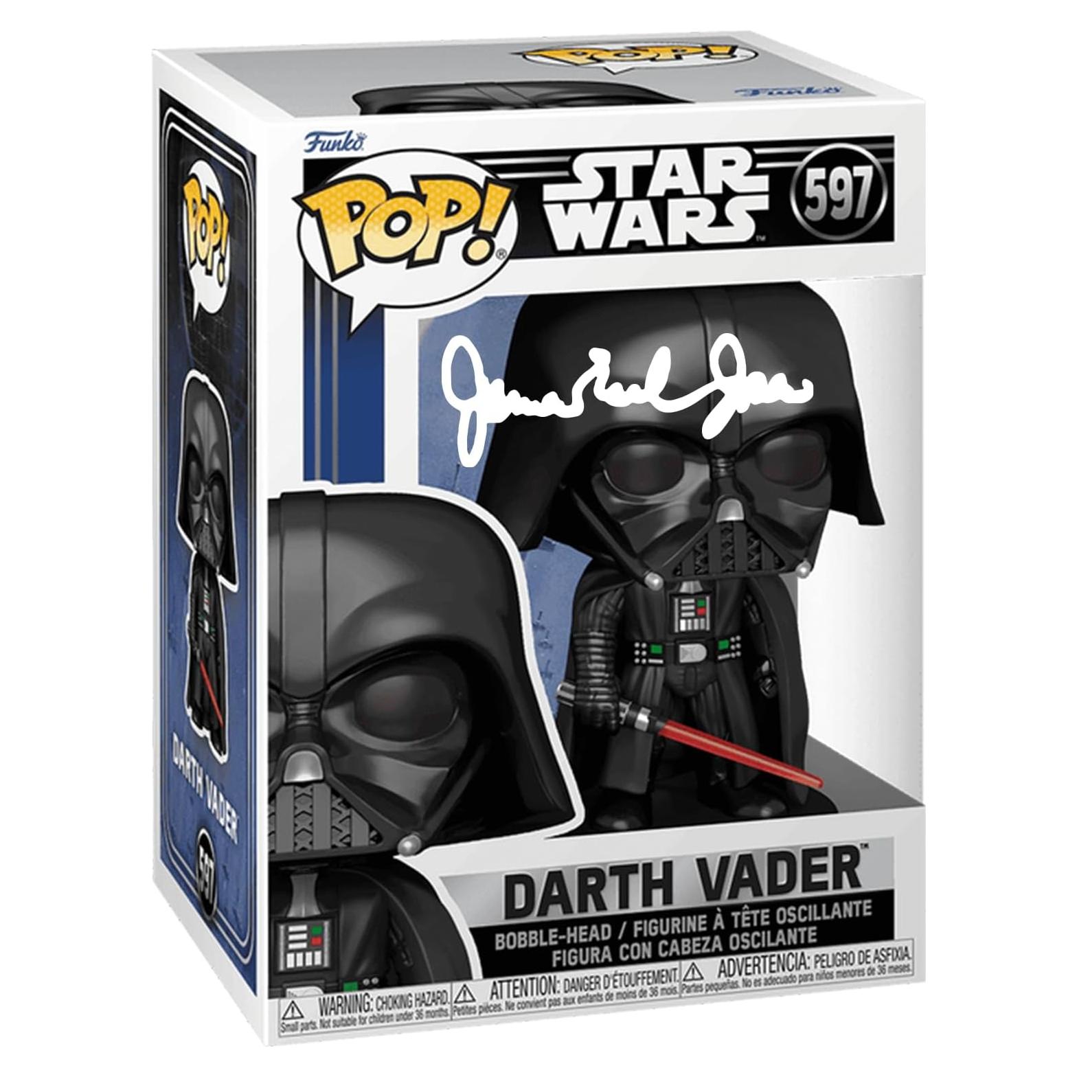 Funko POP Darth Vader James Earl Jones Reimpresión Firmada
