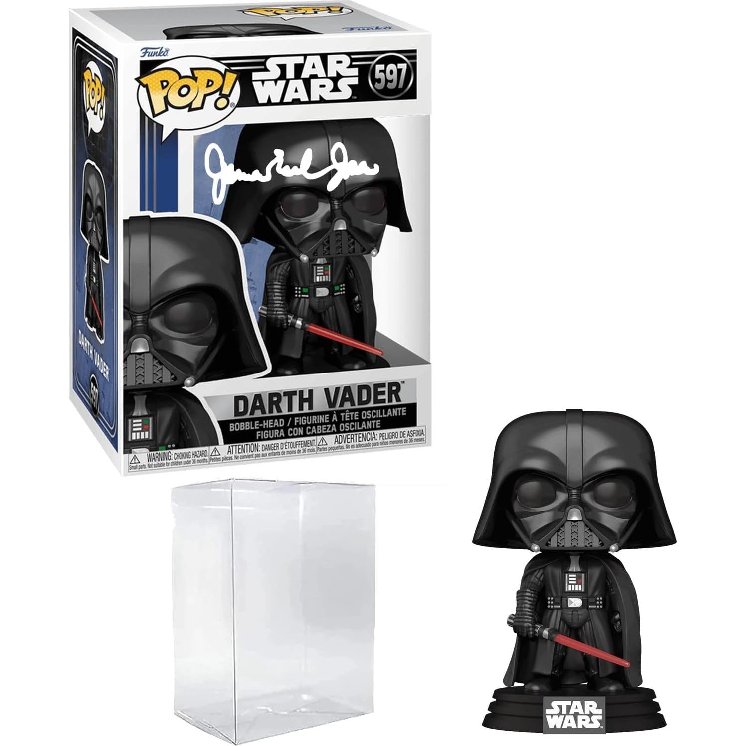 Funko POP Darth Vader James Earl Jones Reimpresión Firmada