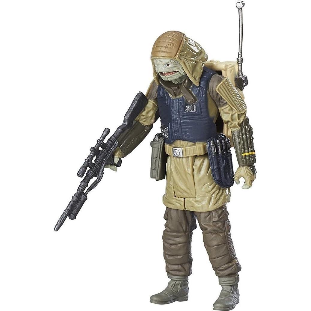 Figuras Deluxe Star Wars Rogue One Soldado Imperial y Pao 9.5cm