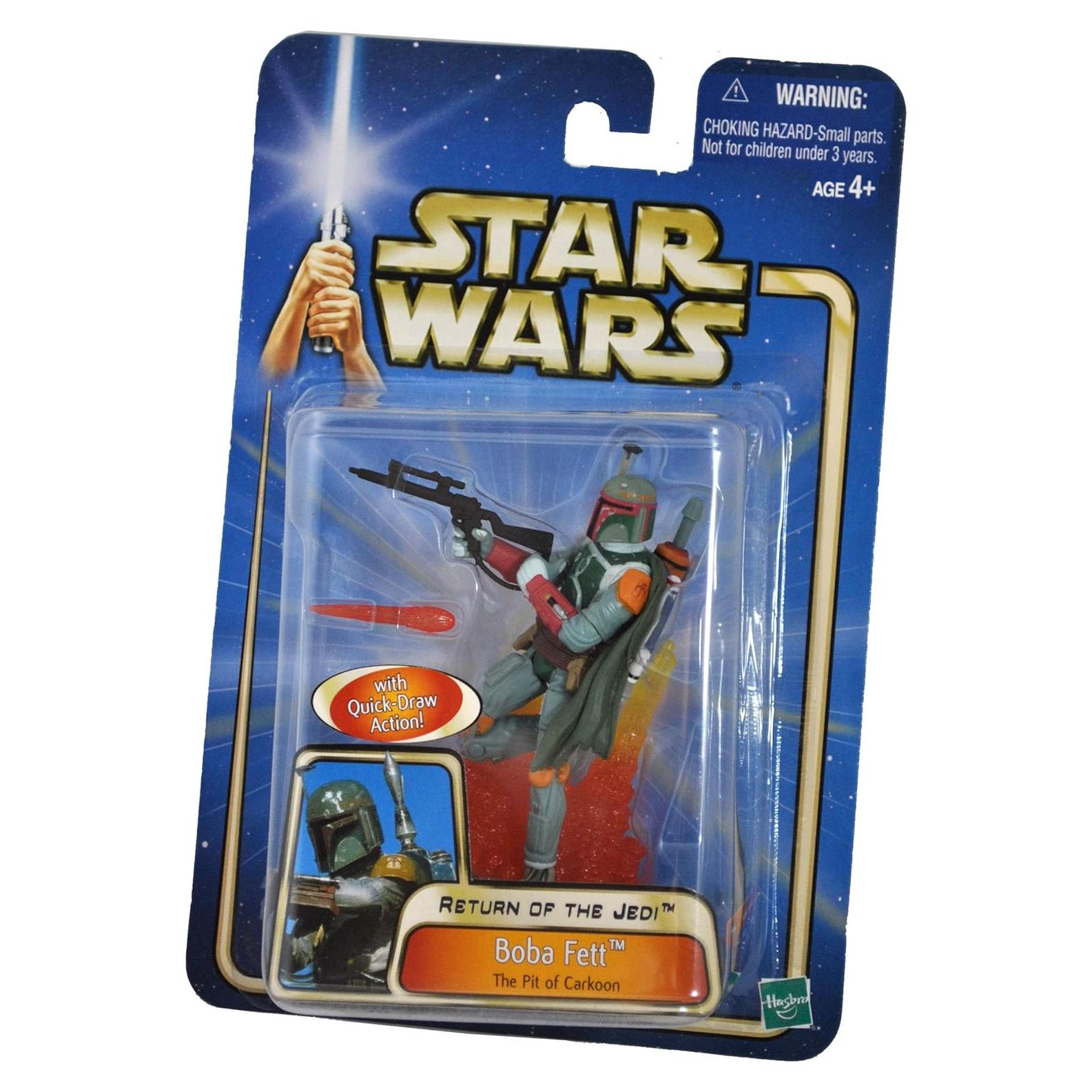 Figura de Acción Boba Fett Star Wars 2002 10.16 cm con Rifle