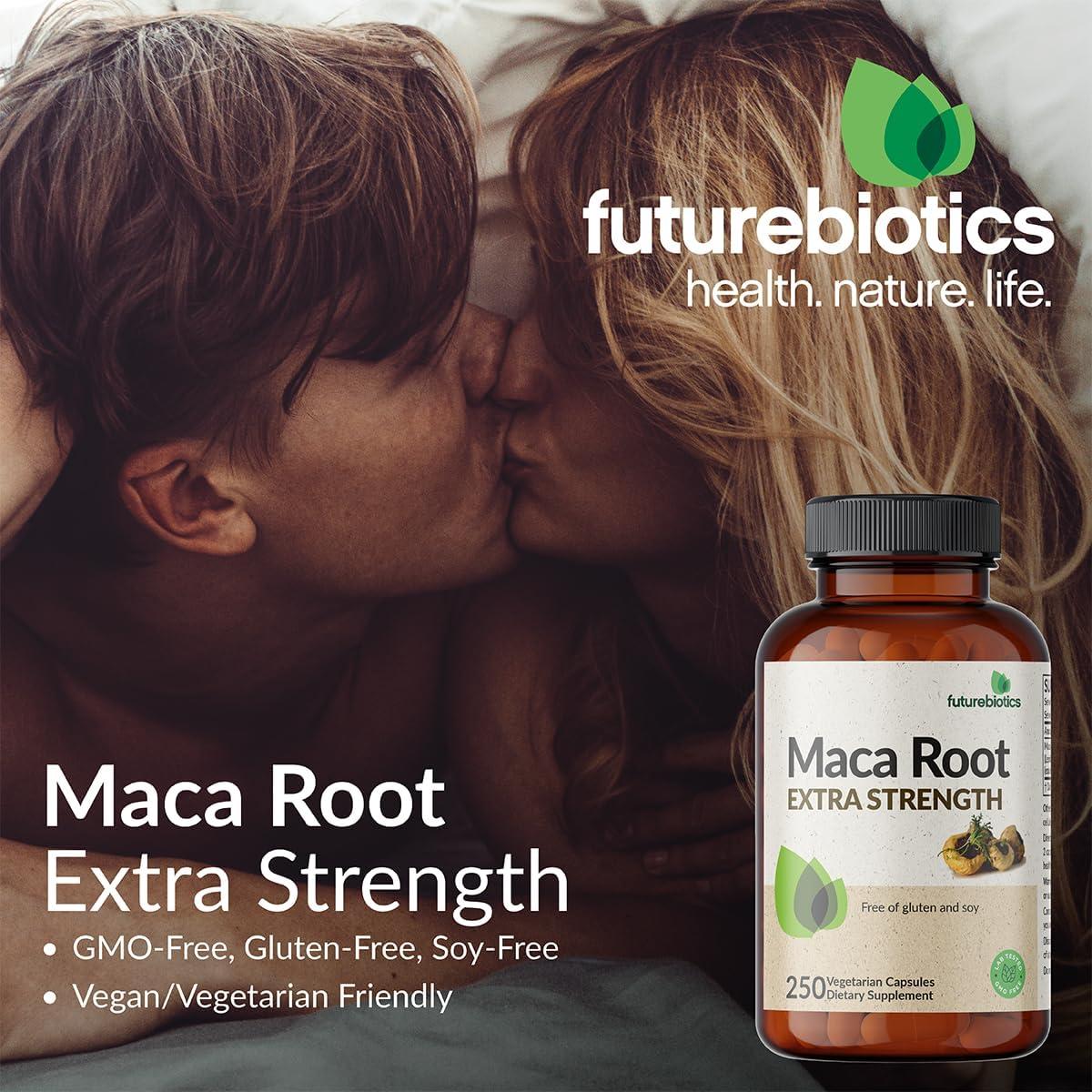 Raíz de Maca Extra Fuerte Futurebiotics 4000mg 120 Cápsulas