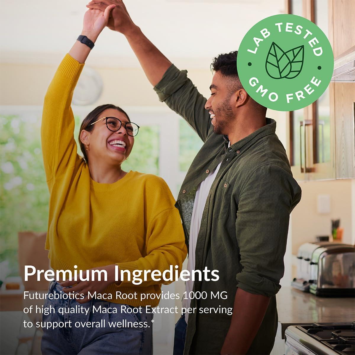 Raíz de Maca Extra Fuerte Futurebiotics 4000mg 120 Cápsulas