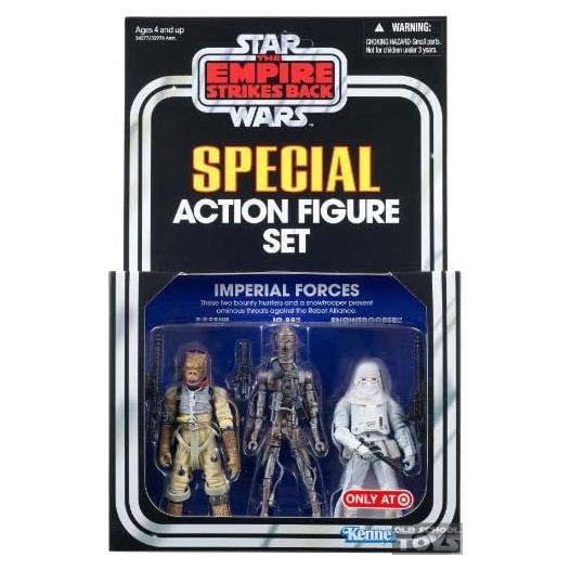 Figura de Acción Kenner Star Wars 3-Pack Bossk IG-88 Snowtrooper