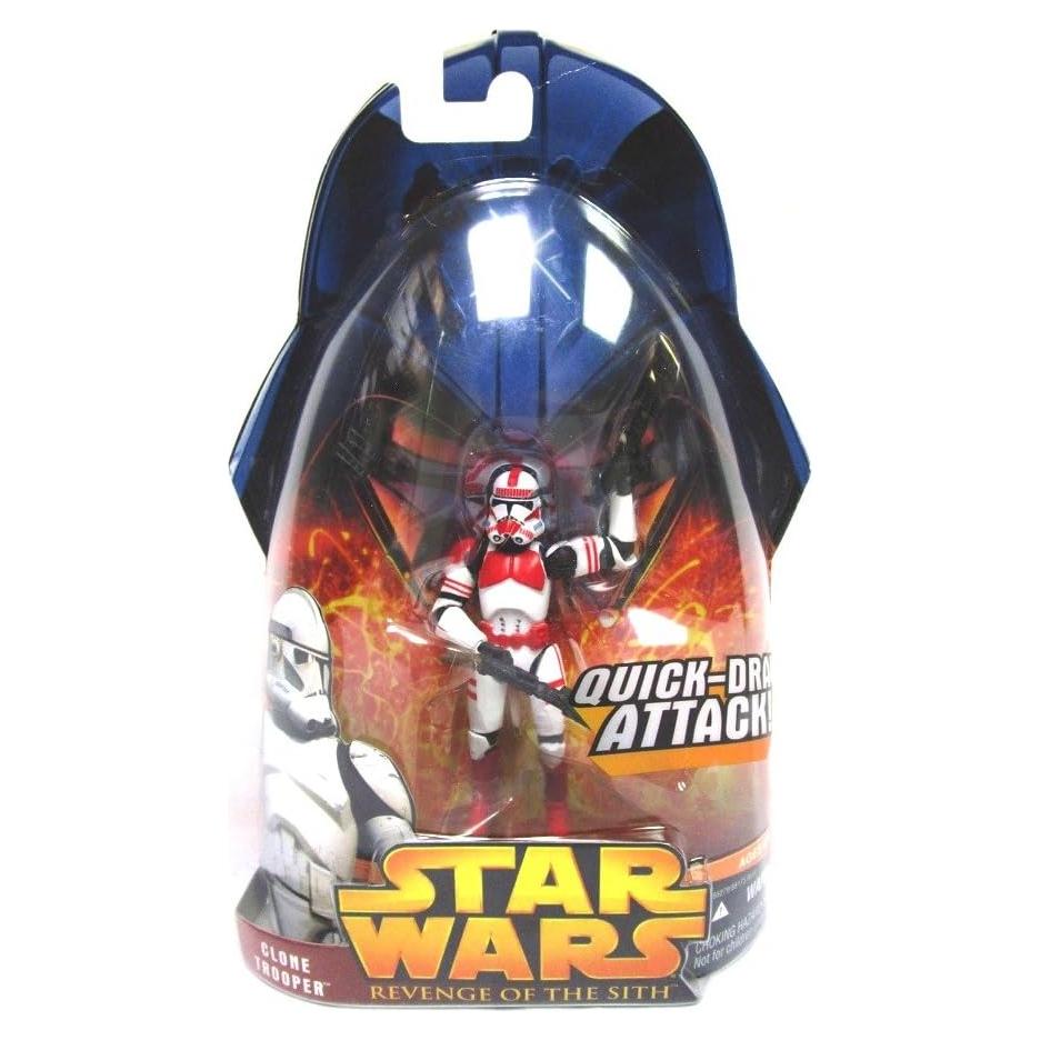Figura de acción Clone Trooper Rojo Hasbro 10 cm