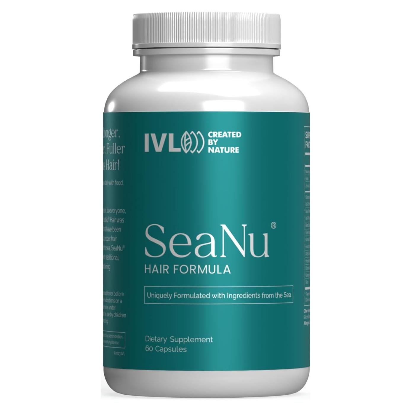 Suplemento de Vitaminas para el Cabello SeaNu IVL - Biotina y Zinc