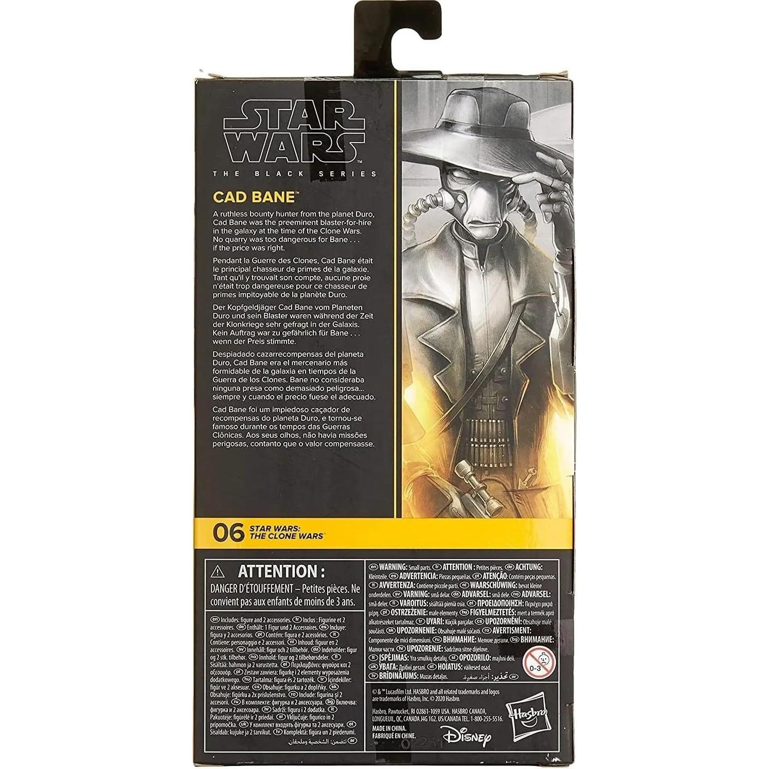 Figura de Acción Cad Bane Star Wars La Serie Negra 15 cm