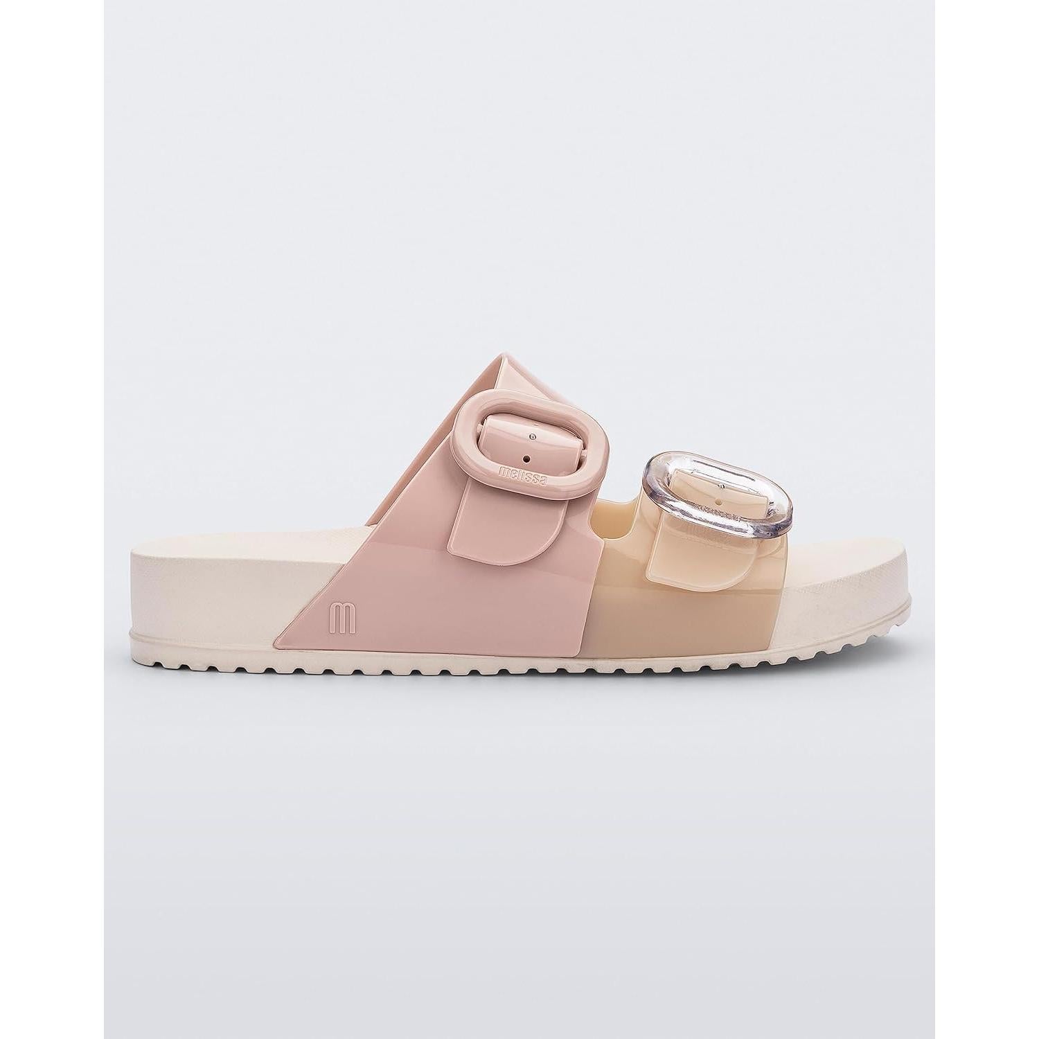 Zapatillas Acogedoras Melissa 33913 Beige/Rosa 31x19x12cm