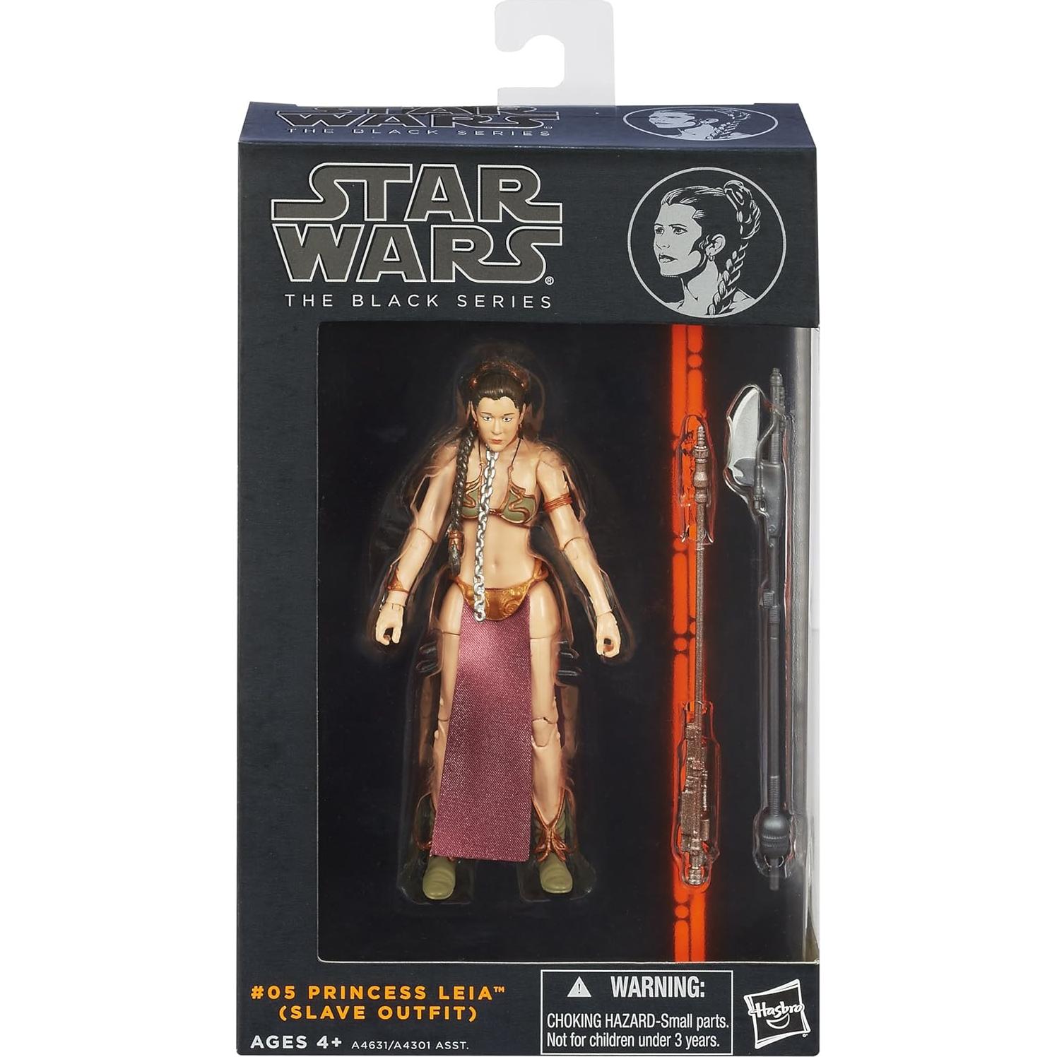 Figura de Acción Princesa Leia Esclava Star Wars 15 cm