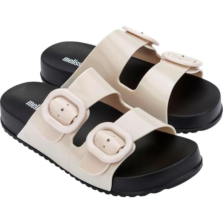 Zapatillas Acogedoras Melissa 33913 Mujeres Negro/Beige