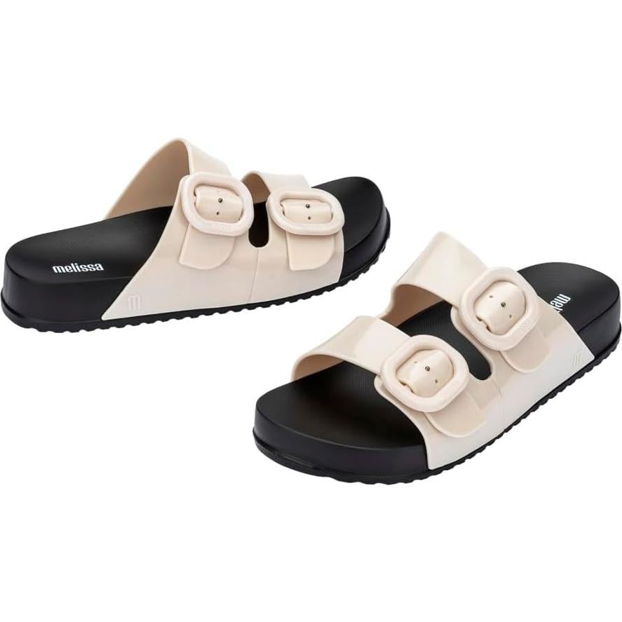 Zapatillas Acogedoras Melissa 33913 Mujeres Negro/Beige