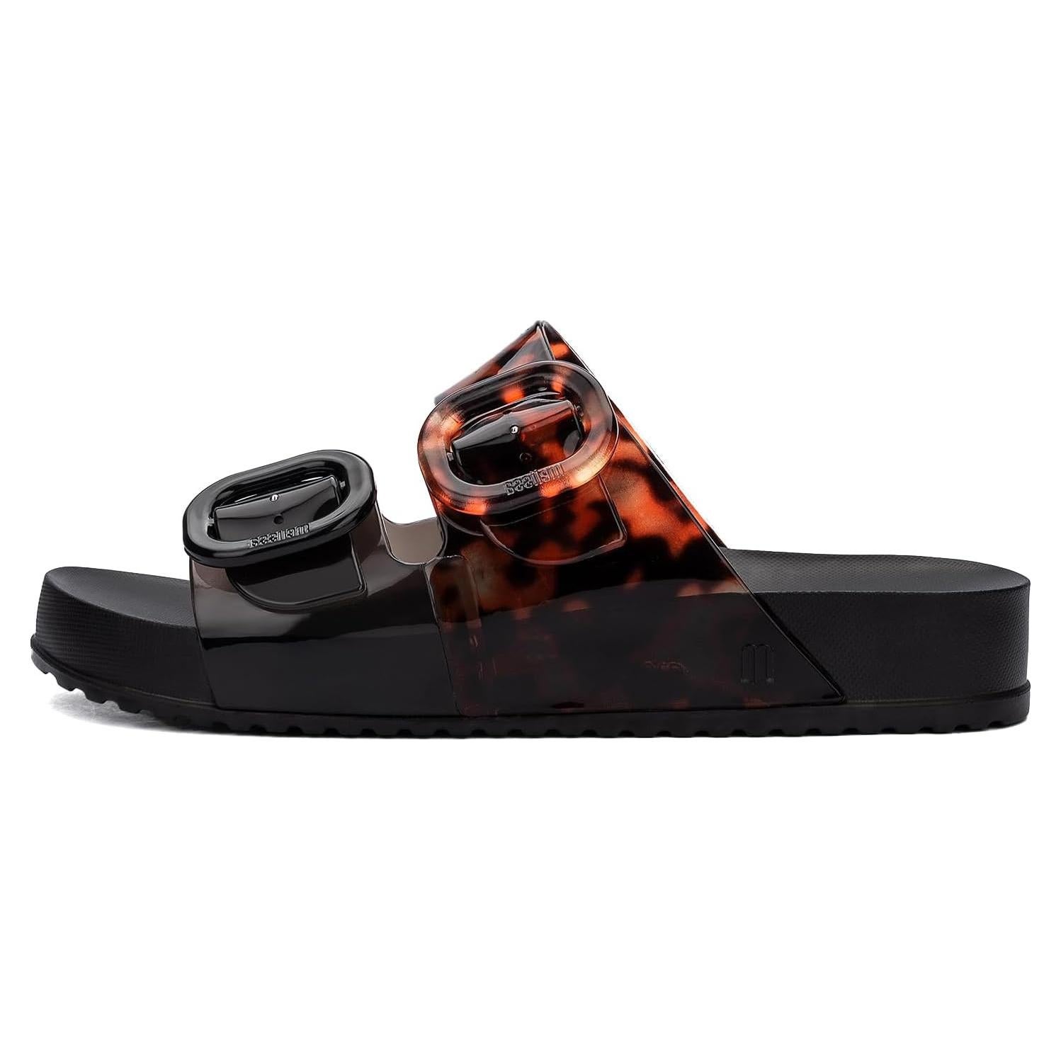 Zapatillas Acogedoras Melissa 33913 Mujeres Negro/Tortuga