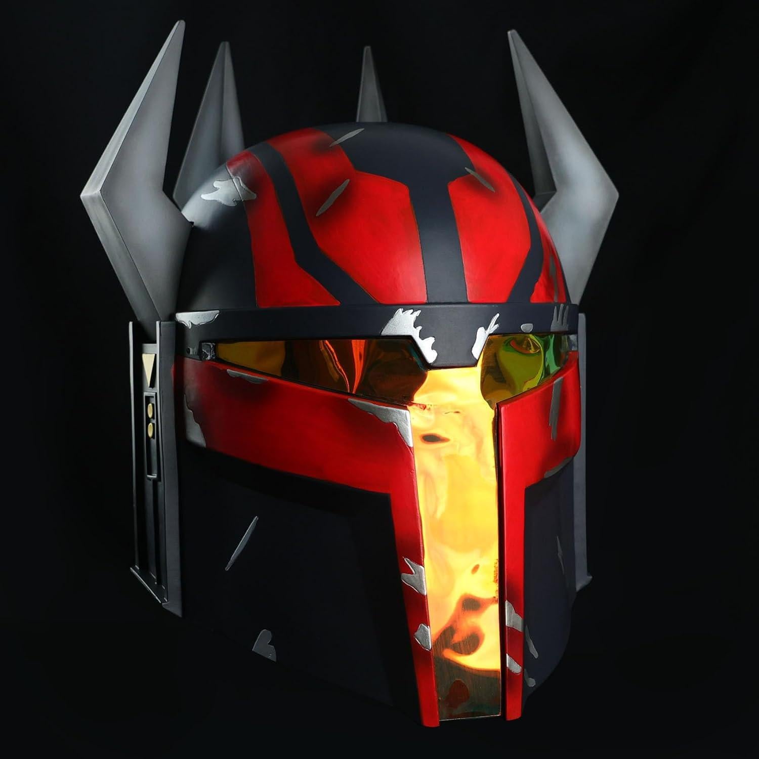 Casco de Cosplay Clone Trooper Saxon Deluxe 62 cm Resina