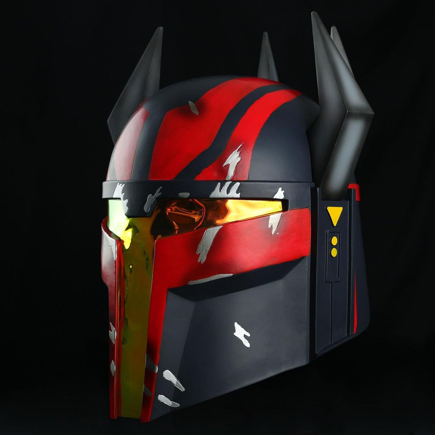 Casco de Cosplay Clone Trooper Saxon Deluxe 62 cm Resina