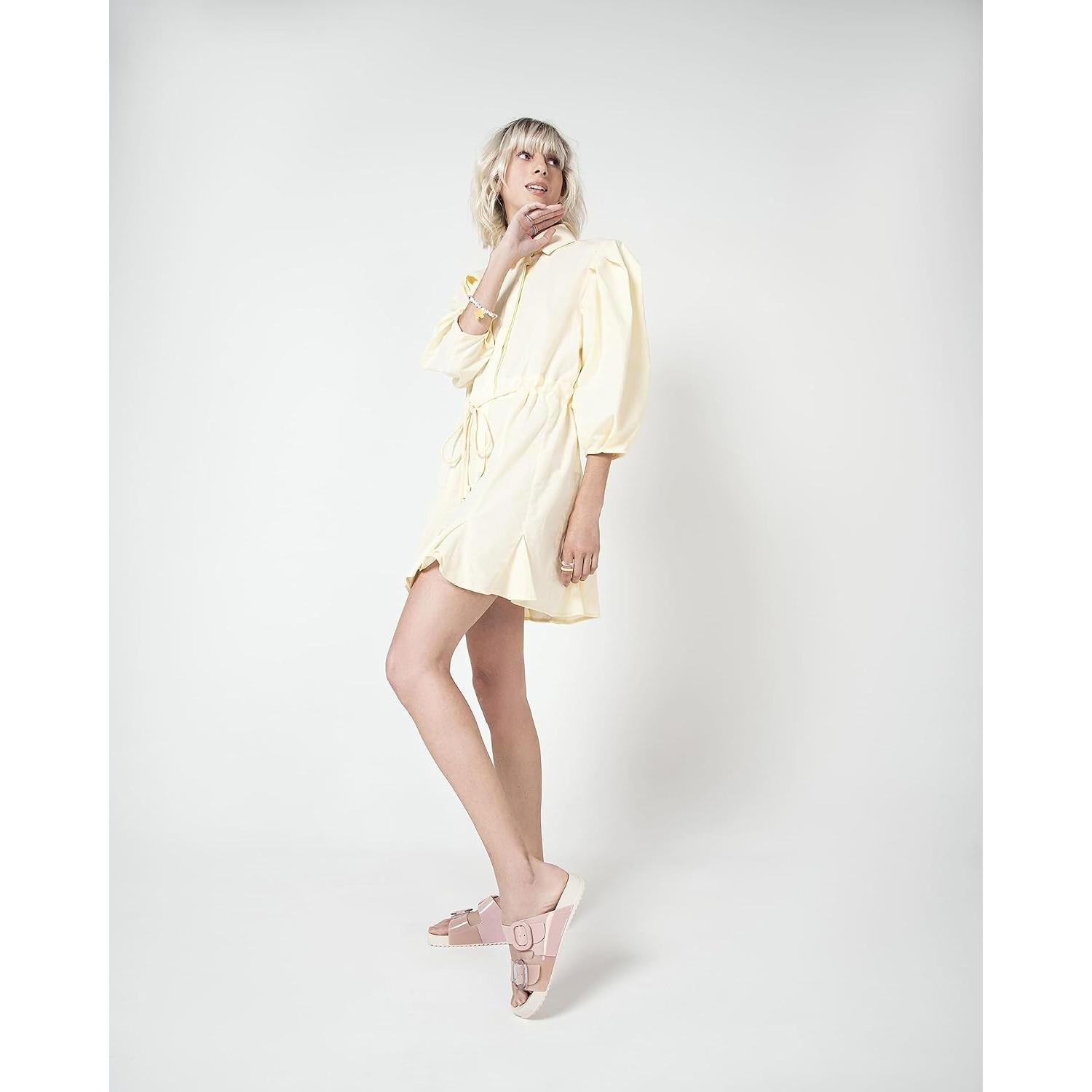 Zapatillas Acogedoras Melissa 33913 Beige/Rosa 31x19cm