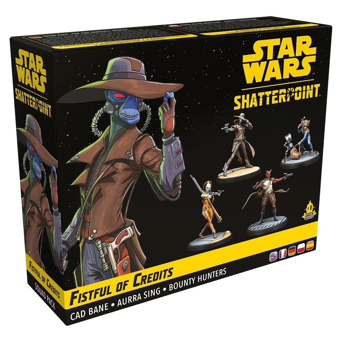 Star Wars Shatterpoint Paquete de Escuadra Cad Bane - Miniaturas