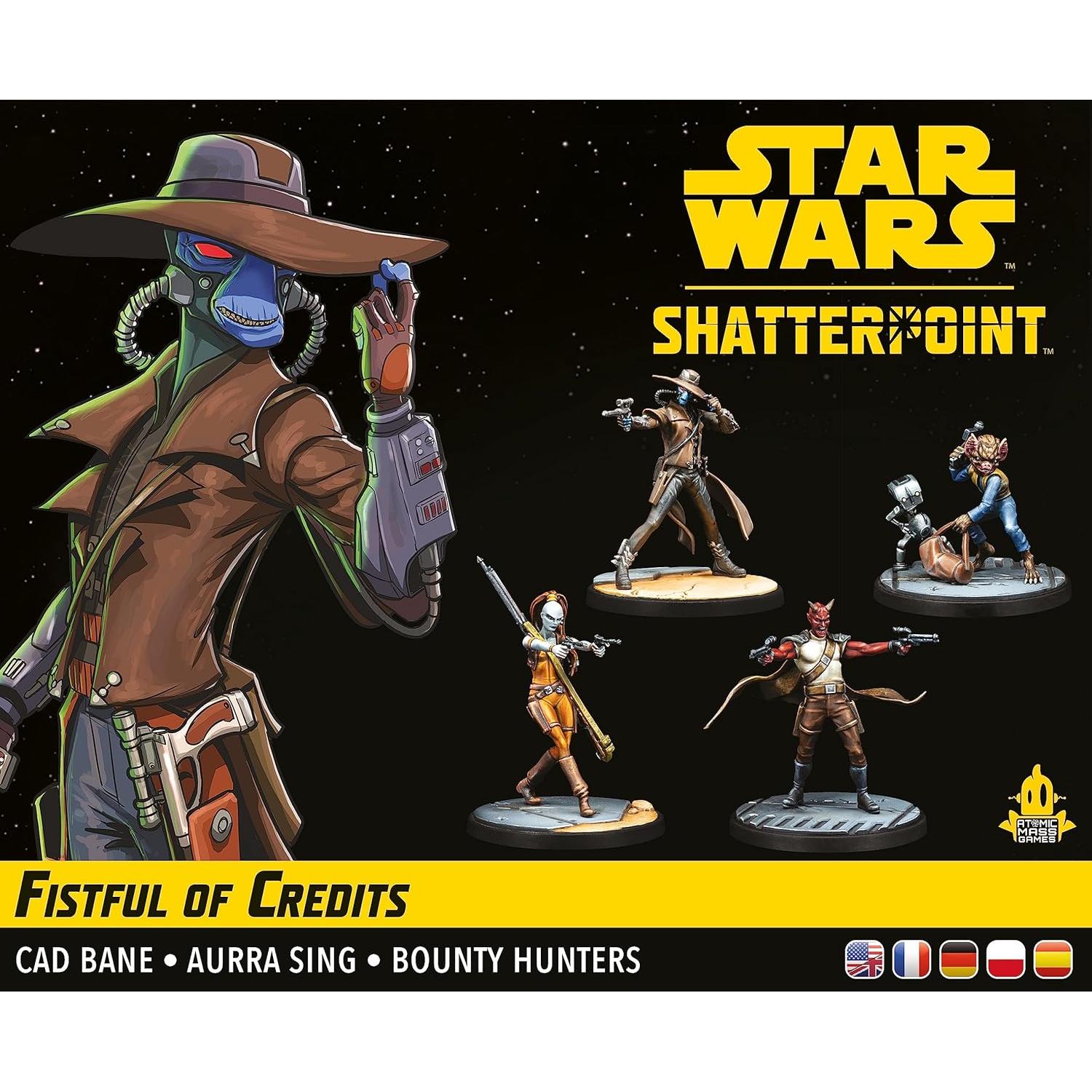 Star Wars Shatterpoint Paquete de Escuadra Cad Bane - Miniaturas
