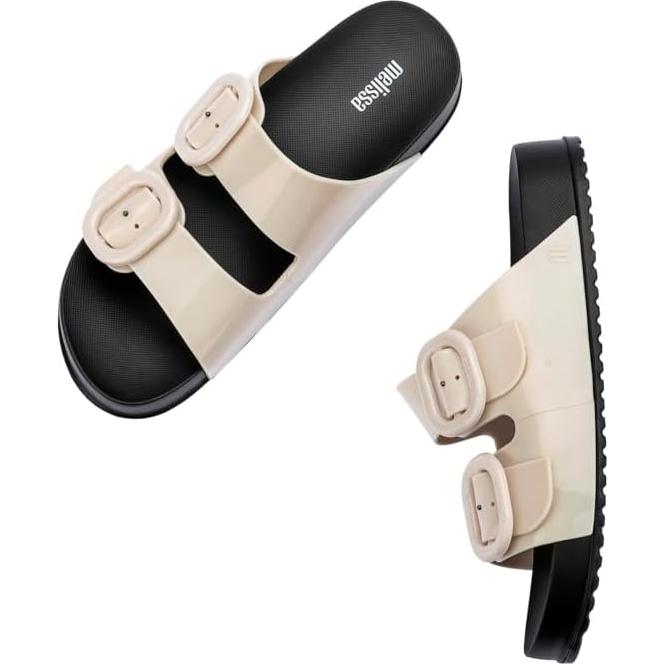 Zapatillas Acogedoras Melissa 33913 Mujeres Negro/Beige