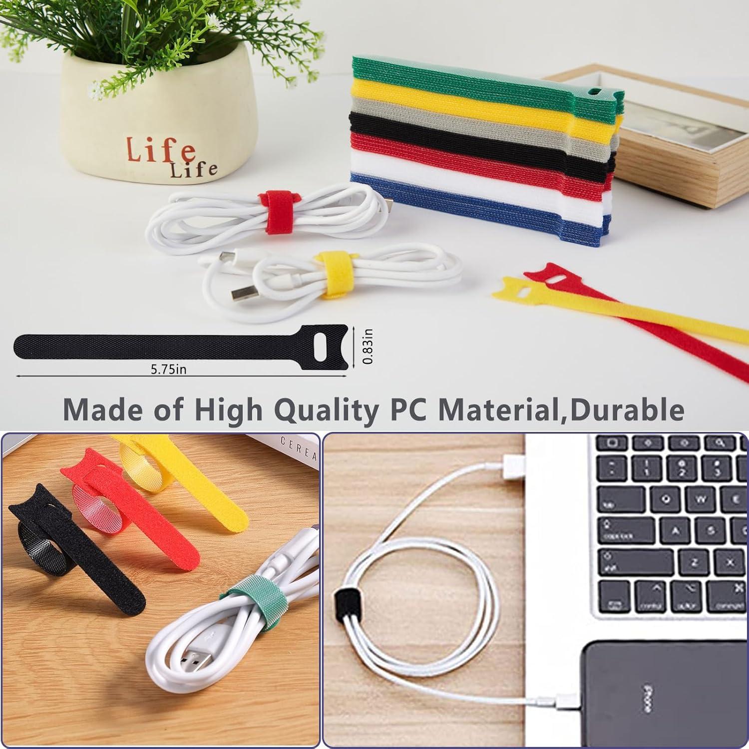 Kit de Gestión de Cables ELII 300PCS con Clips y Bridas