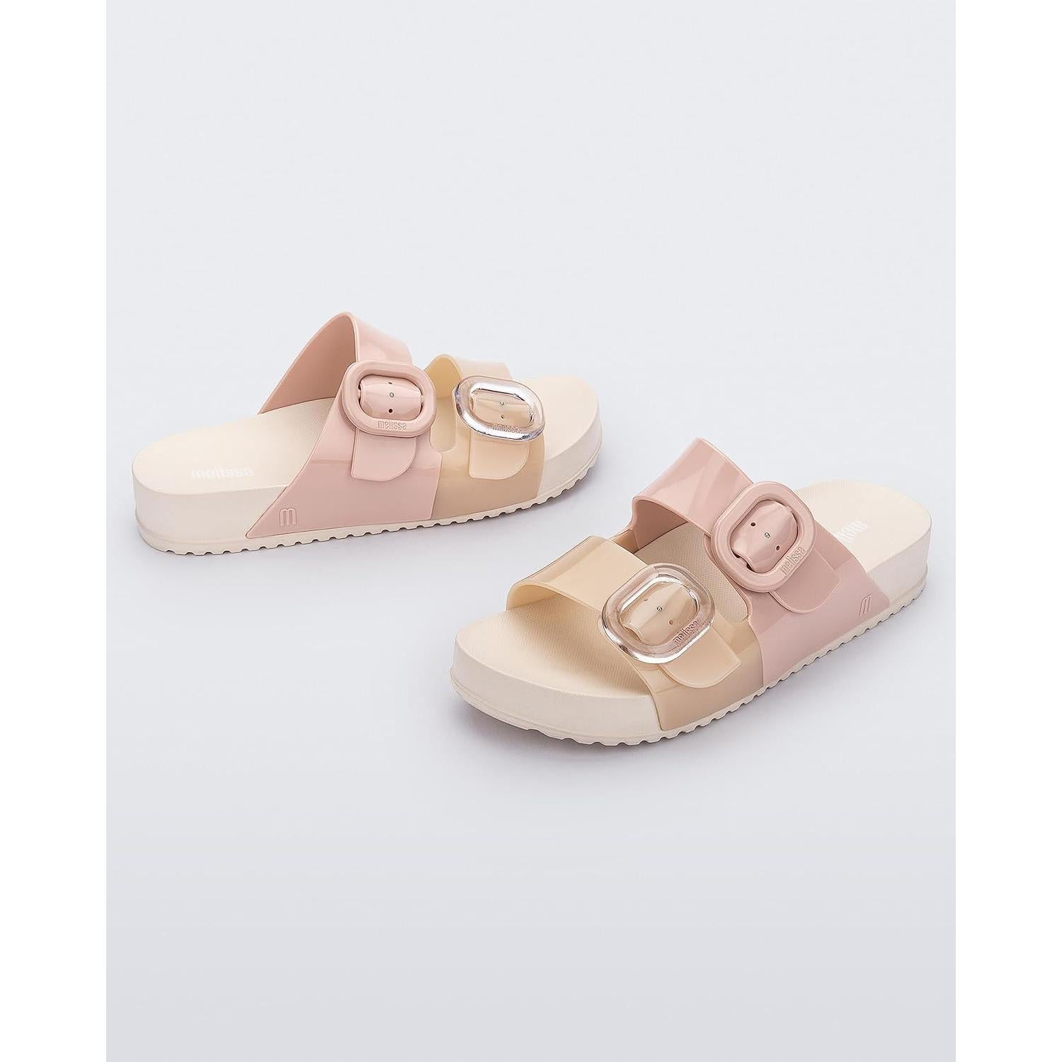 Zapatillas Acogedoras Melissa 33913 Beige/Rosa 31x19x12cm