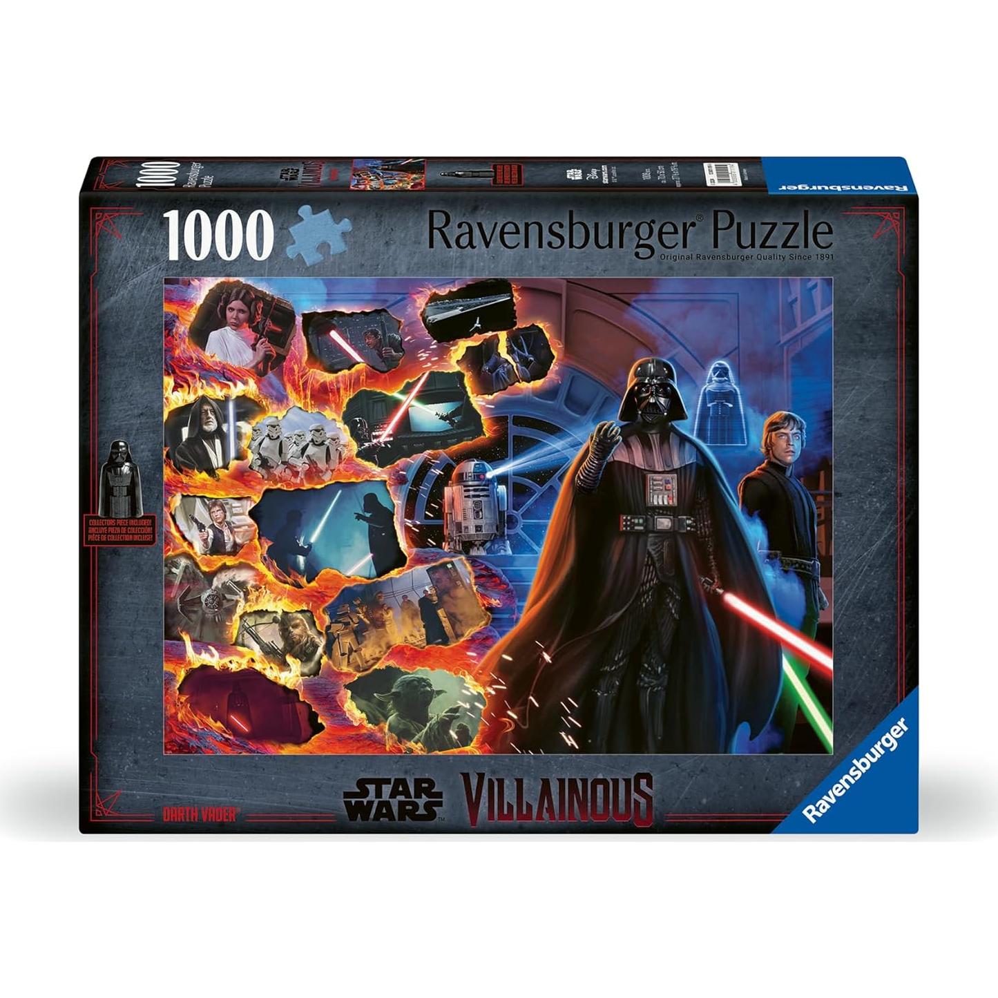 Rompecabezas Ravensburger Star Wars Darth Vader 1000 Piezas