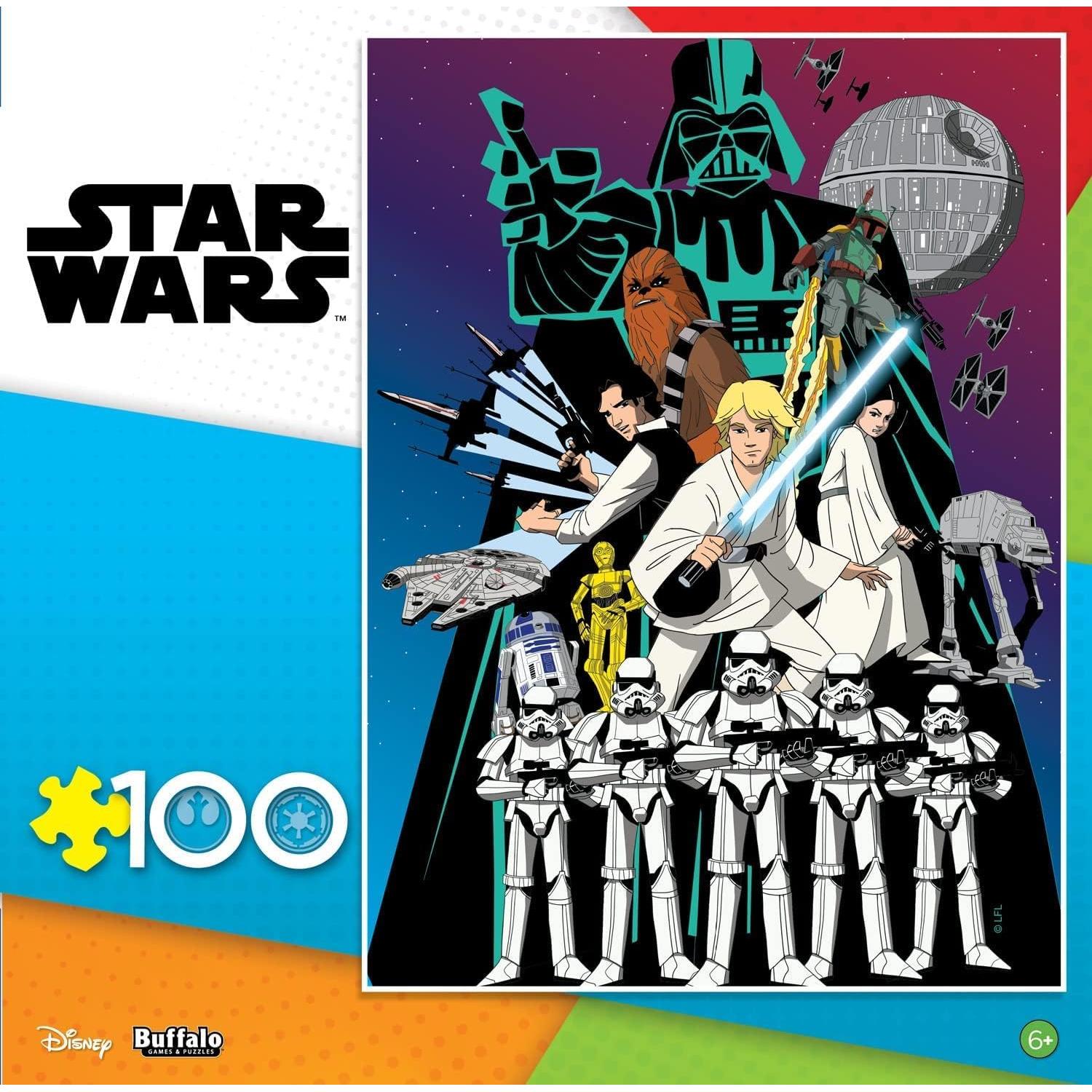 Rompecabezas 100 Piezas Buffalo Games Star Wars Rebelde