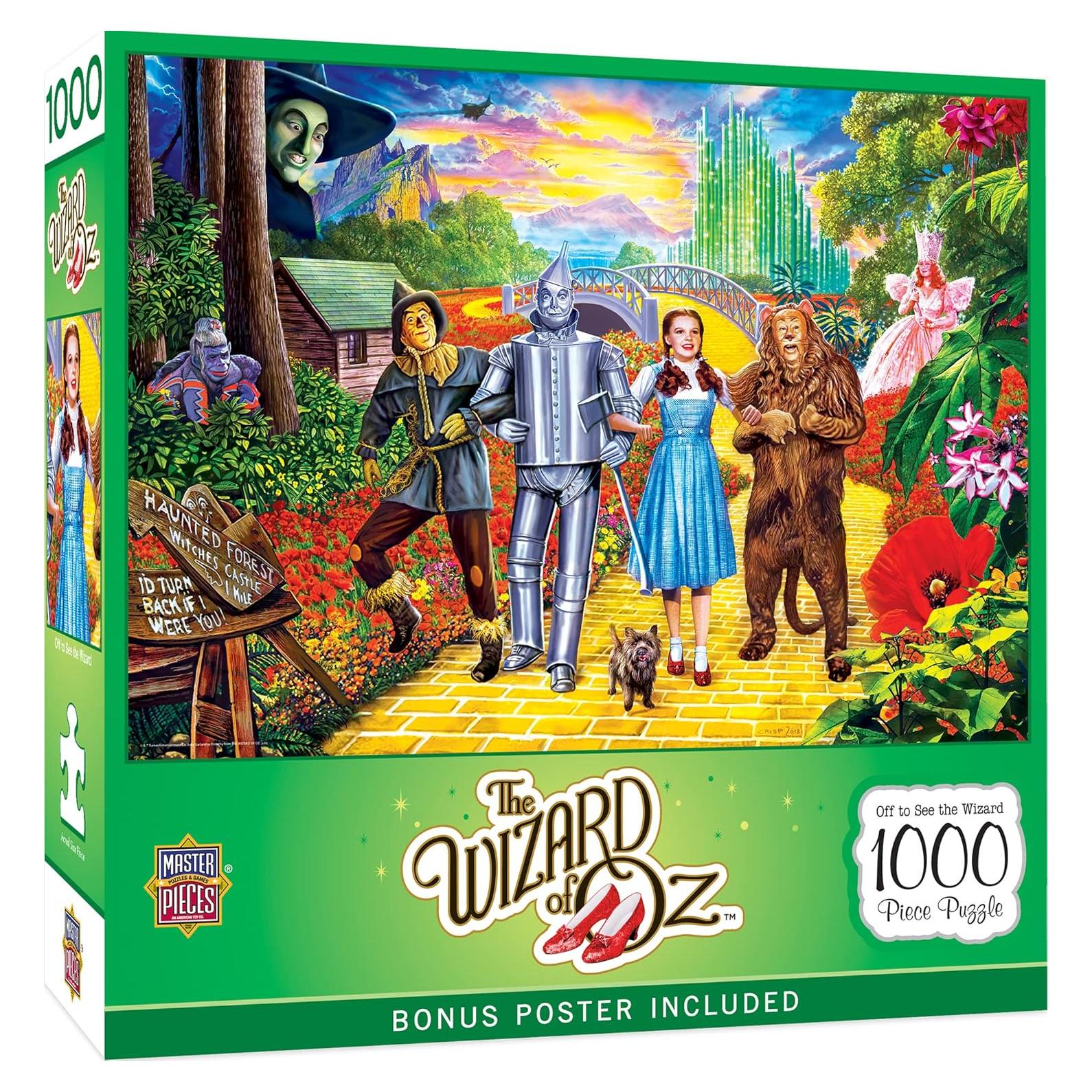 Rompecabezas MasterPieces 1000 Piezas El Mago de Oz 49.5x68 cm