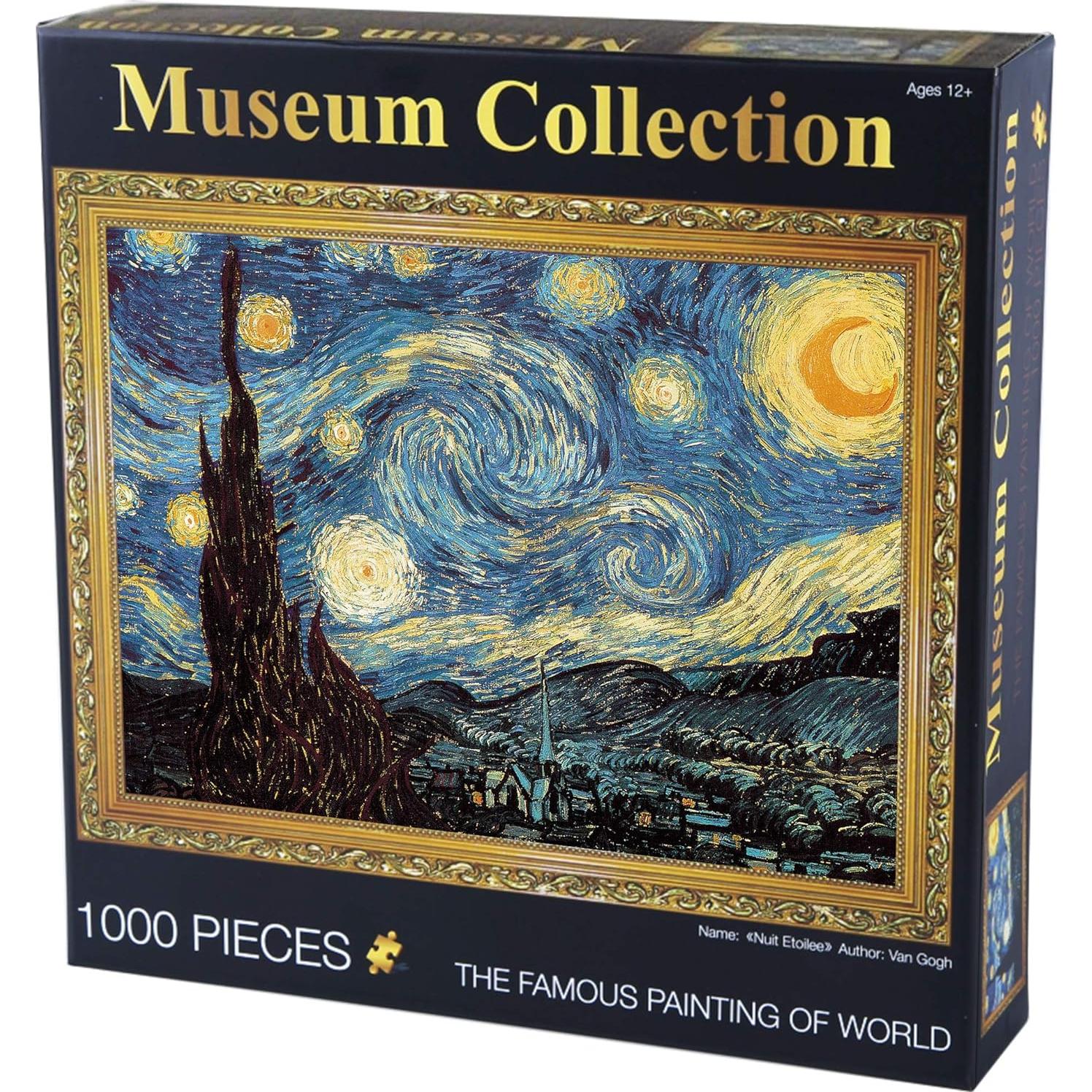 Rompecabezas Noche Estrellada Van Gogh 1000 Piezas 70x50cm