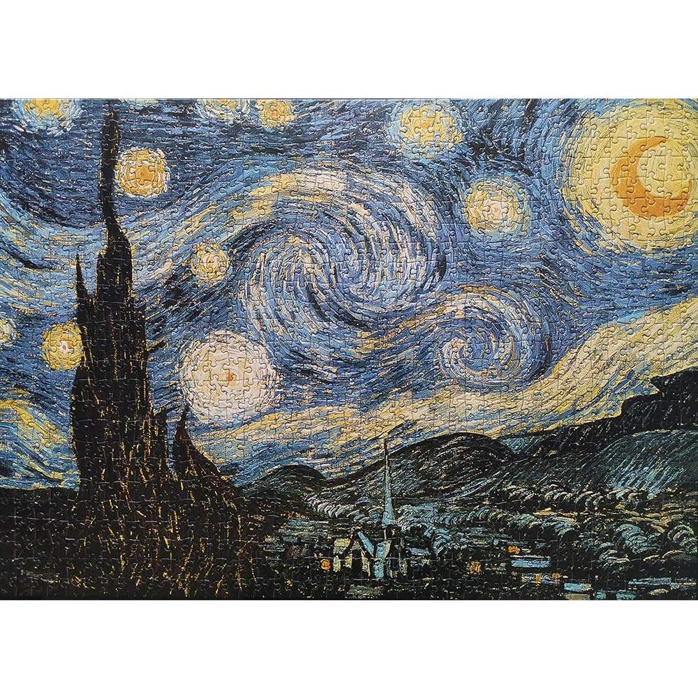 Rompecabezas Noche Estrellada Van Gogh 1000 Piezas 70x50cm