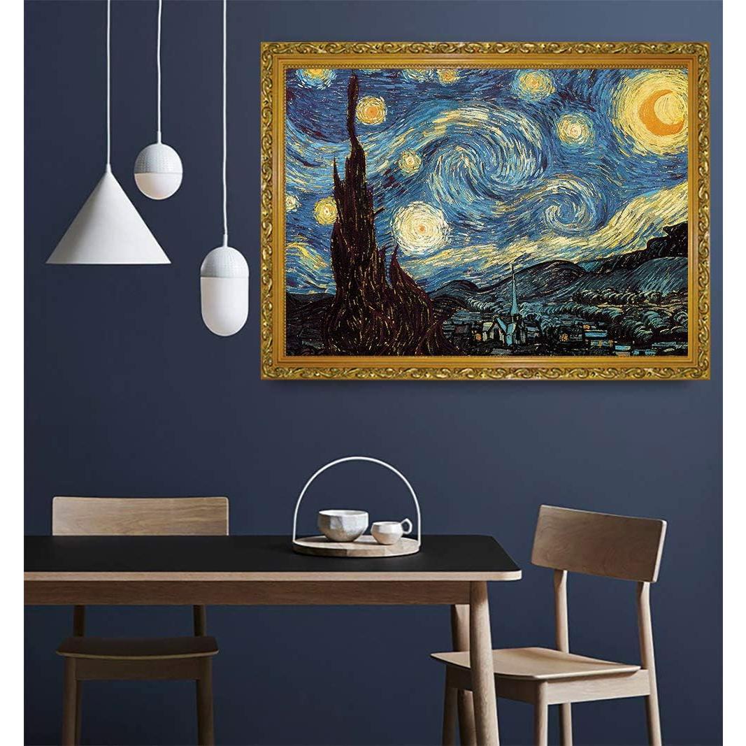 Rompecabezas Noche Estrellada Van Gogh 1000 Piezas 70x50cm