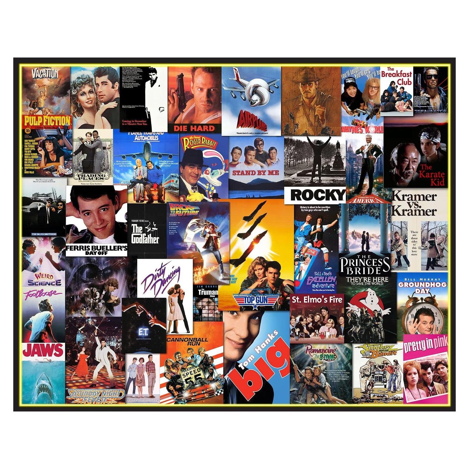 Rompecabezas 1000 Piezas Majestic Cine Clásico Collage