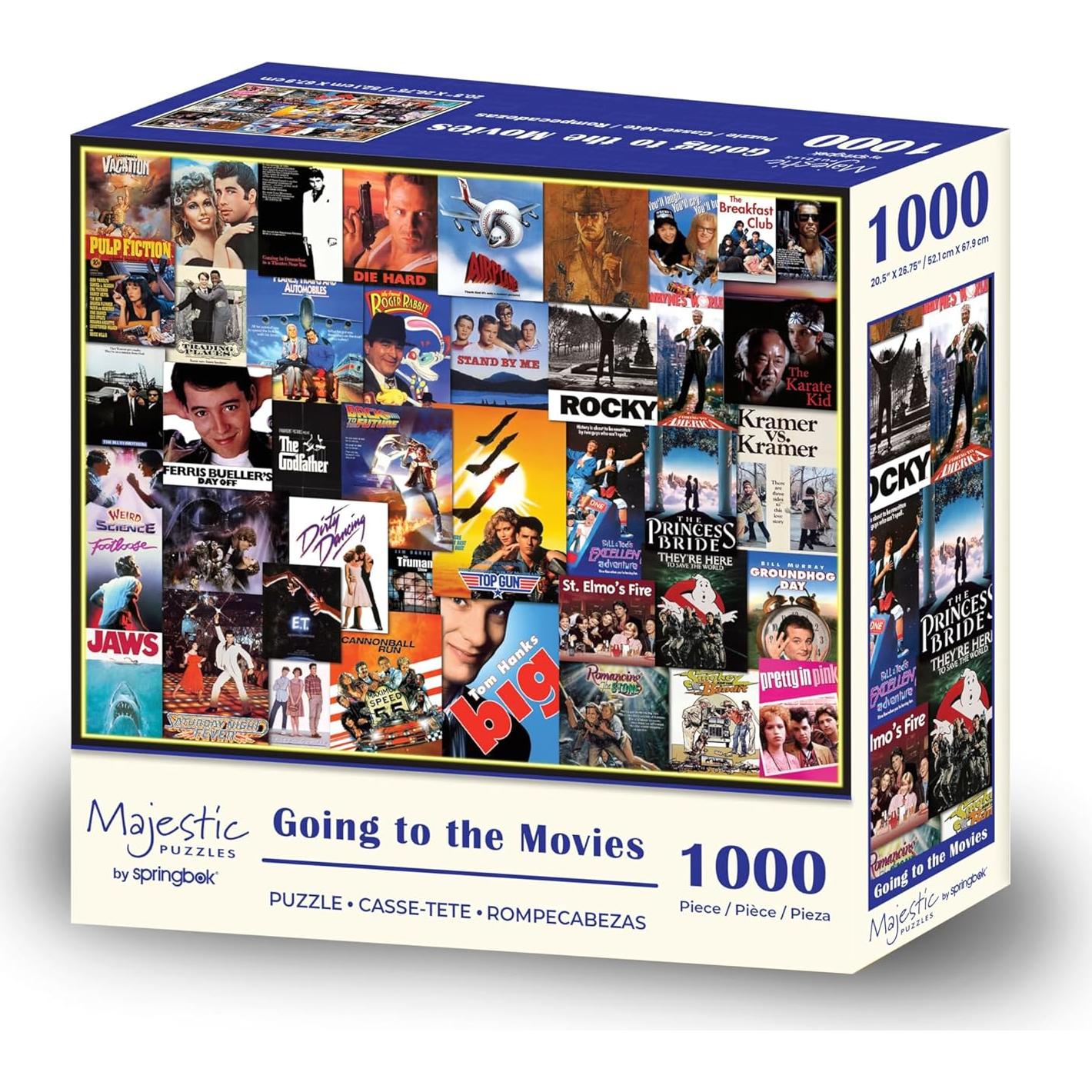 Rompecabezas 1000 Piezas Majestic Cine Clásico Collage