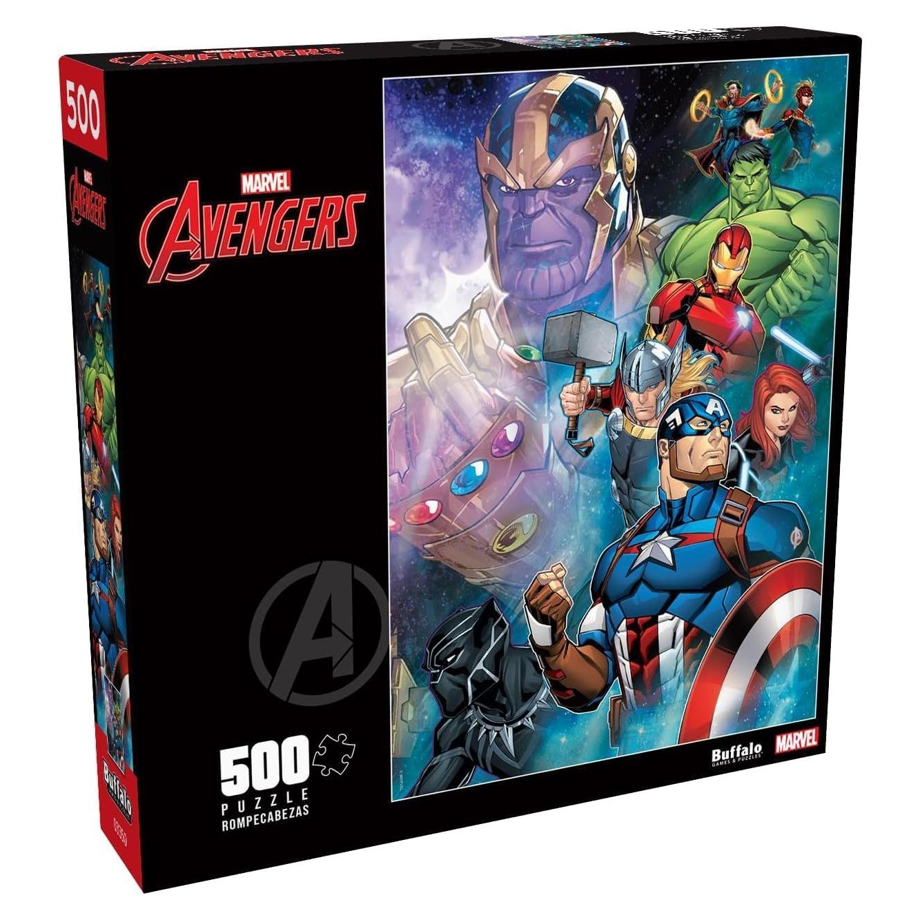 Rompecabezas 500 Piezas Buffalo Games Marvel Thanos Vengadores
