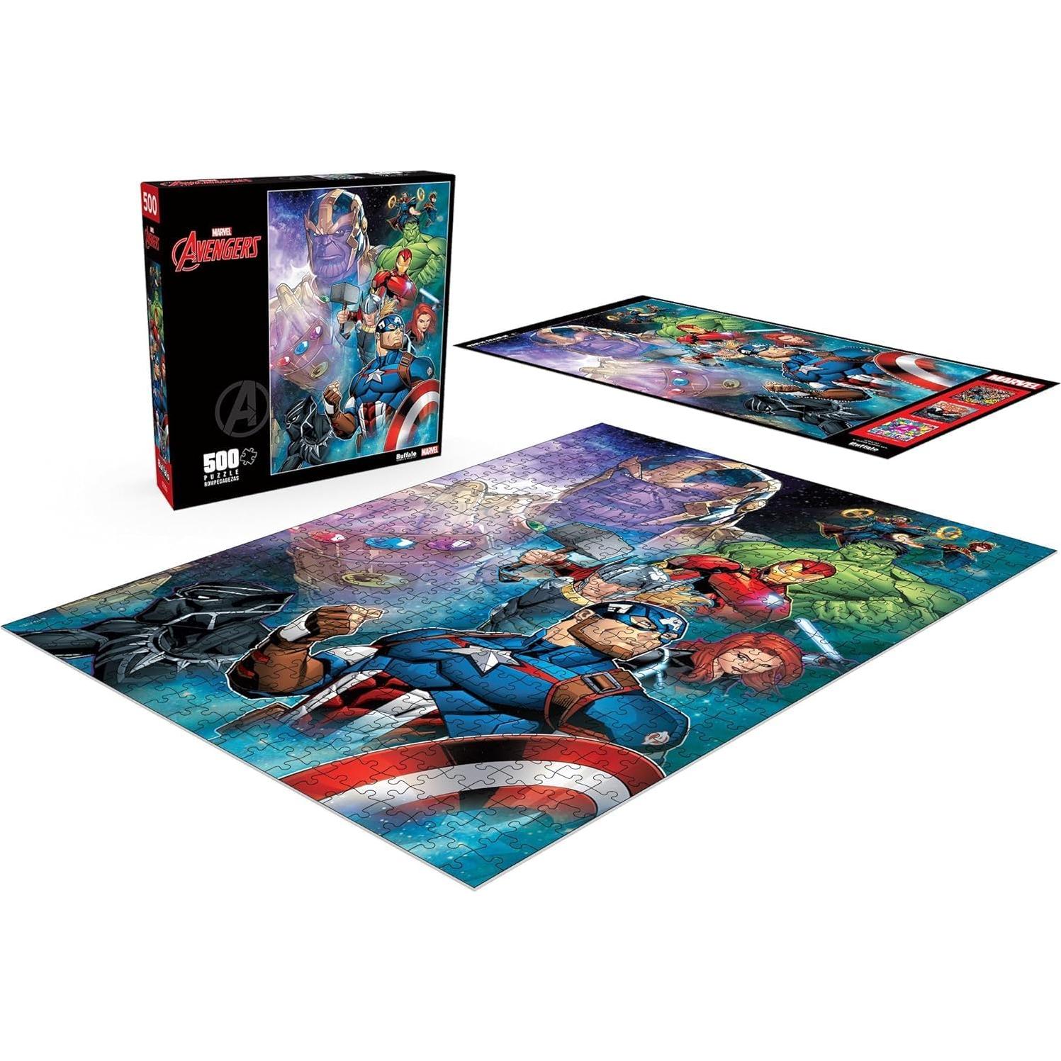Rompecabezas 500 Piezas Buffalo Games Marvel Thanos Vengadores