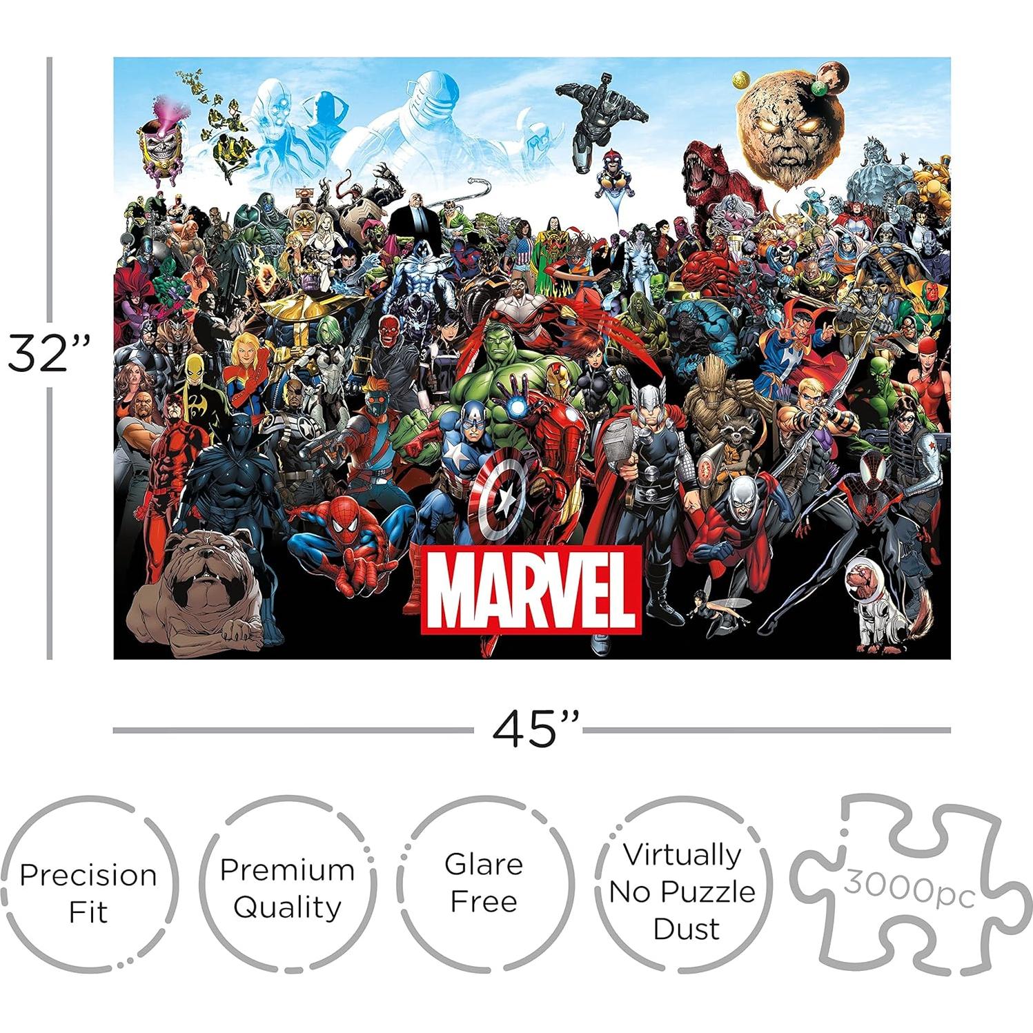 Rompecabezas Marvel Aquarius 3000 Piezas - Calidad Premium