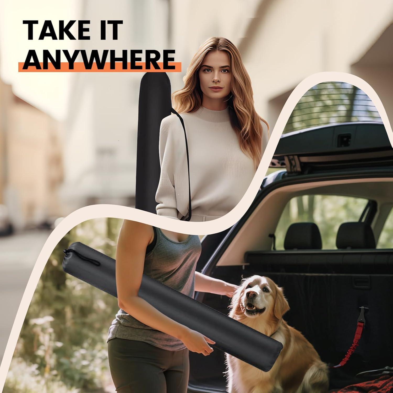 Alfombrilla para Rompecabezas Lwoeo 2000 Piezas Negra 119x79cm