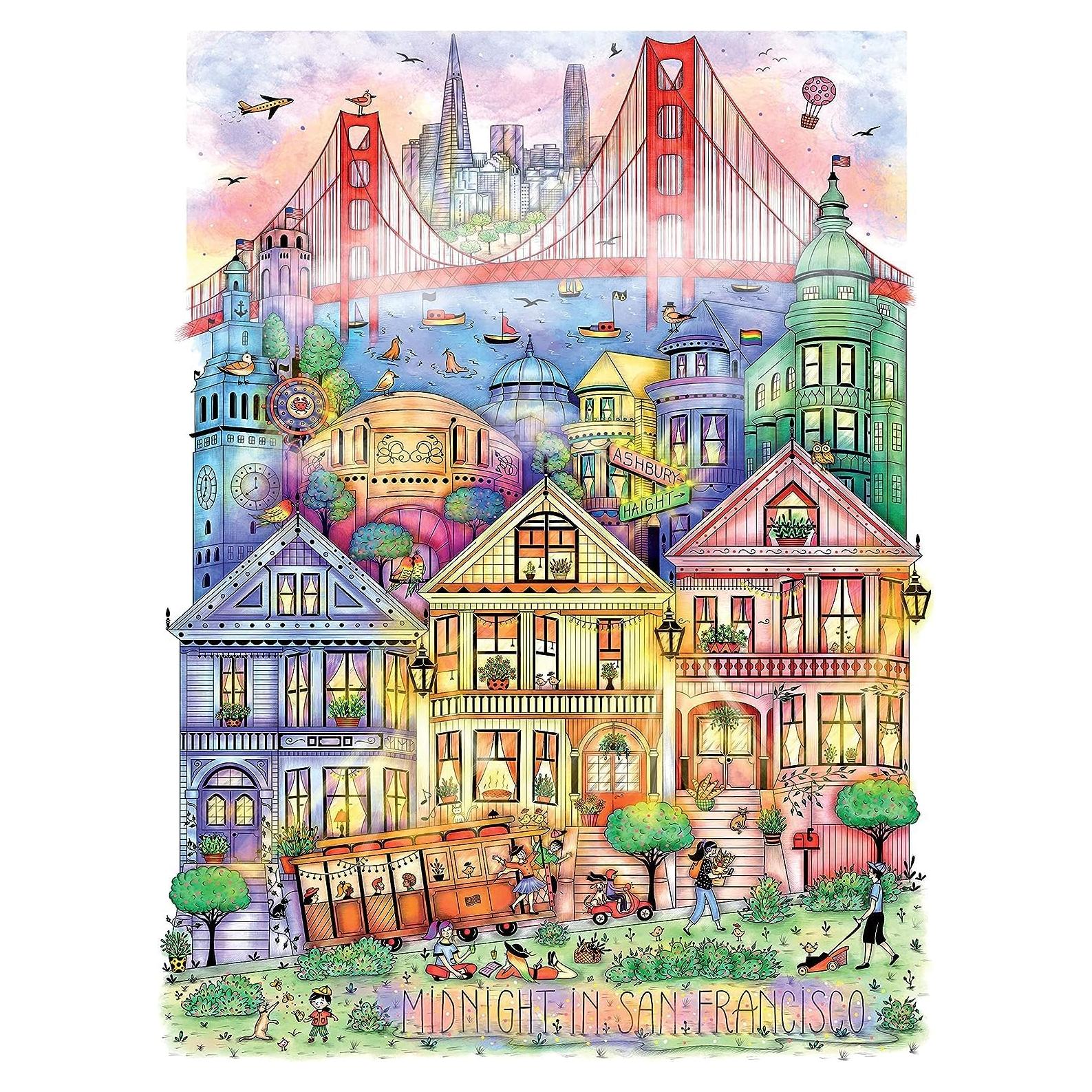 Rompecabezas 1000 Piezas Madalina Tantareanu San Francisco